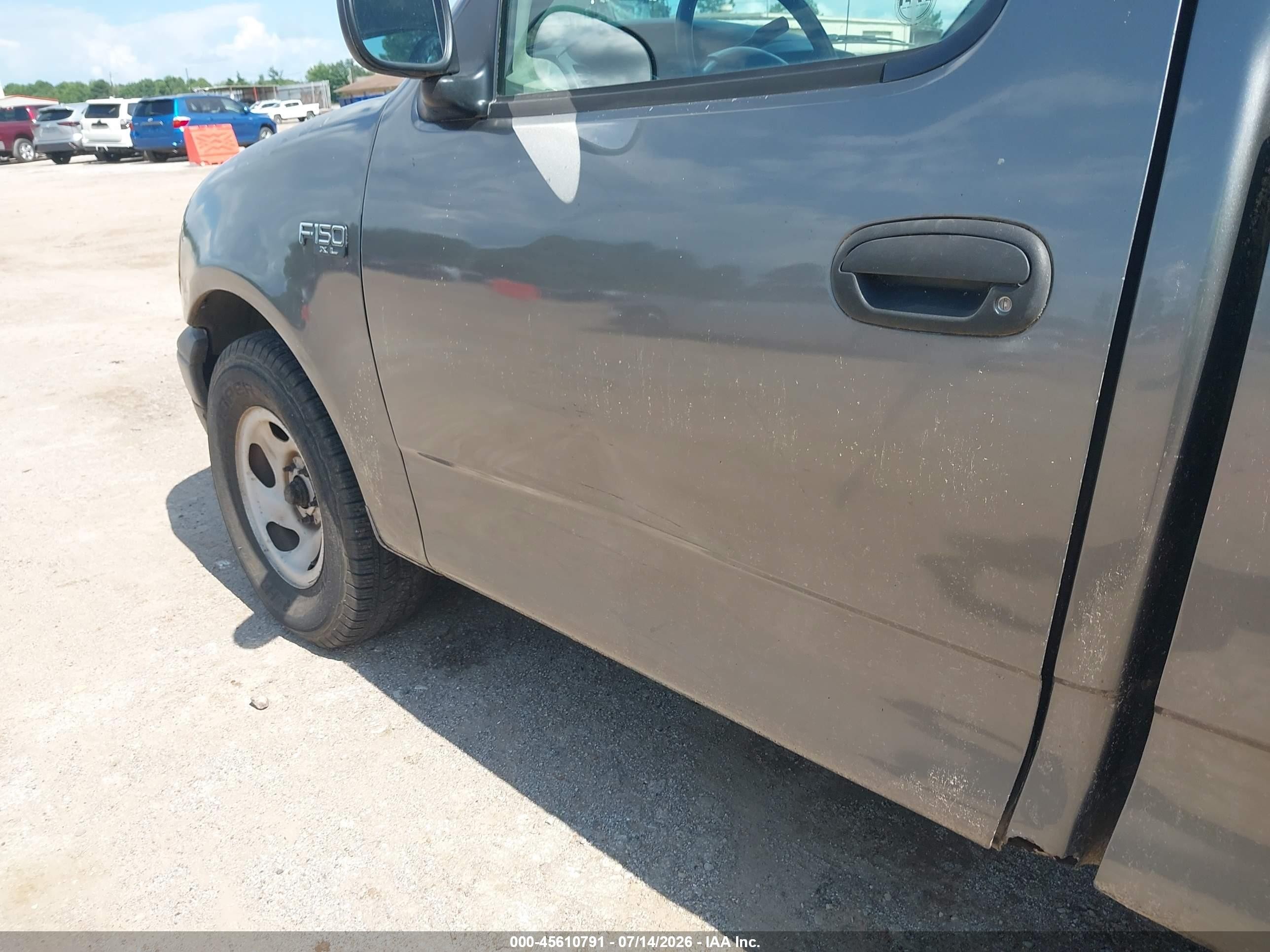 2002 Ford F-150 Xl/xlt Gray vin: 1FTRF17242NB45664