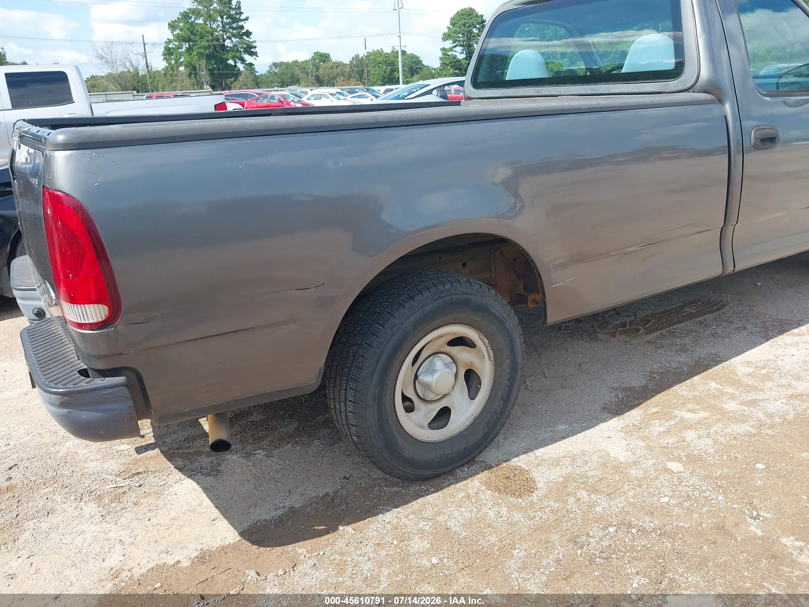 2002 Ford F-150 Xl/xlt Gray vin: 1FTRF17242NB45664