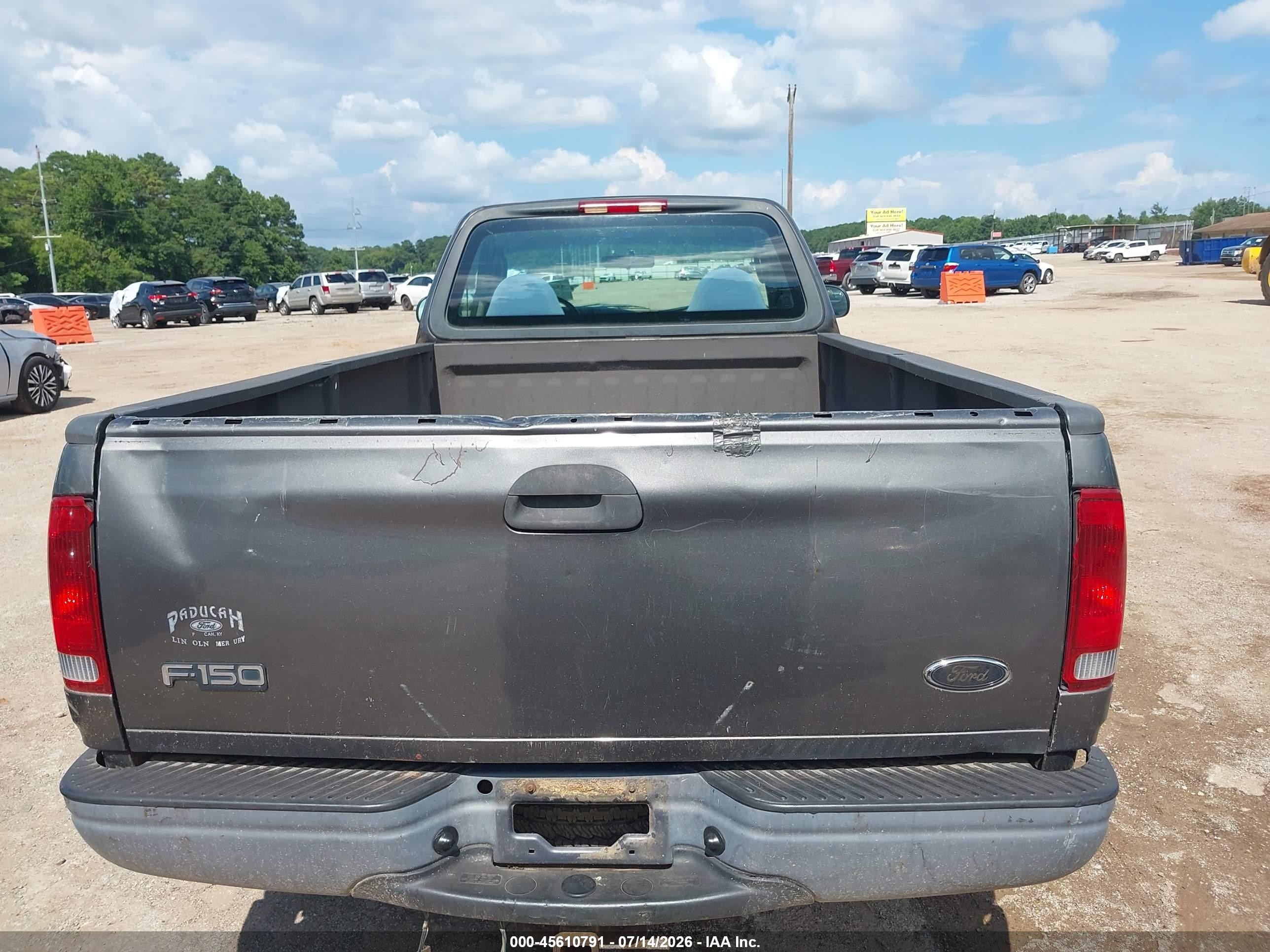 2002 Ford F-150 Xl/xlt Gray vin: 1FTRF17242NB45664