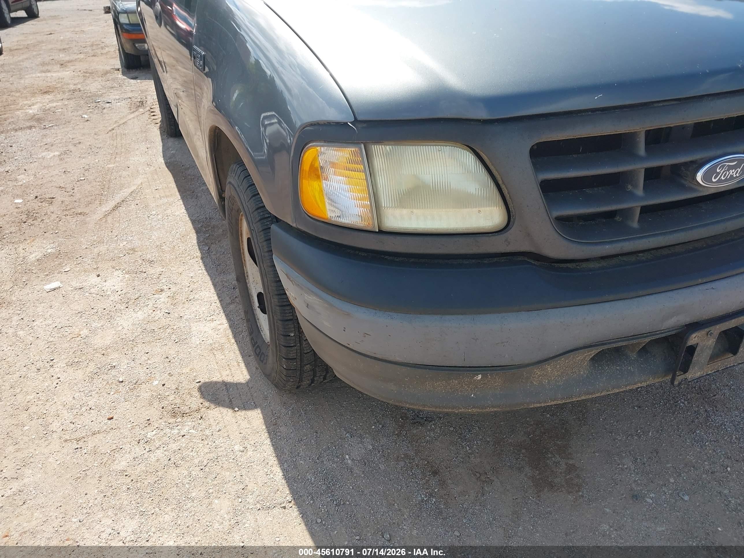 2002 Ford F-150 Xl/xlt Gray vin: 1FTRF17242NB45664
