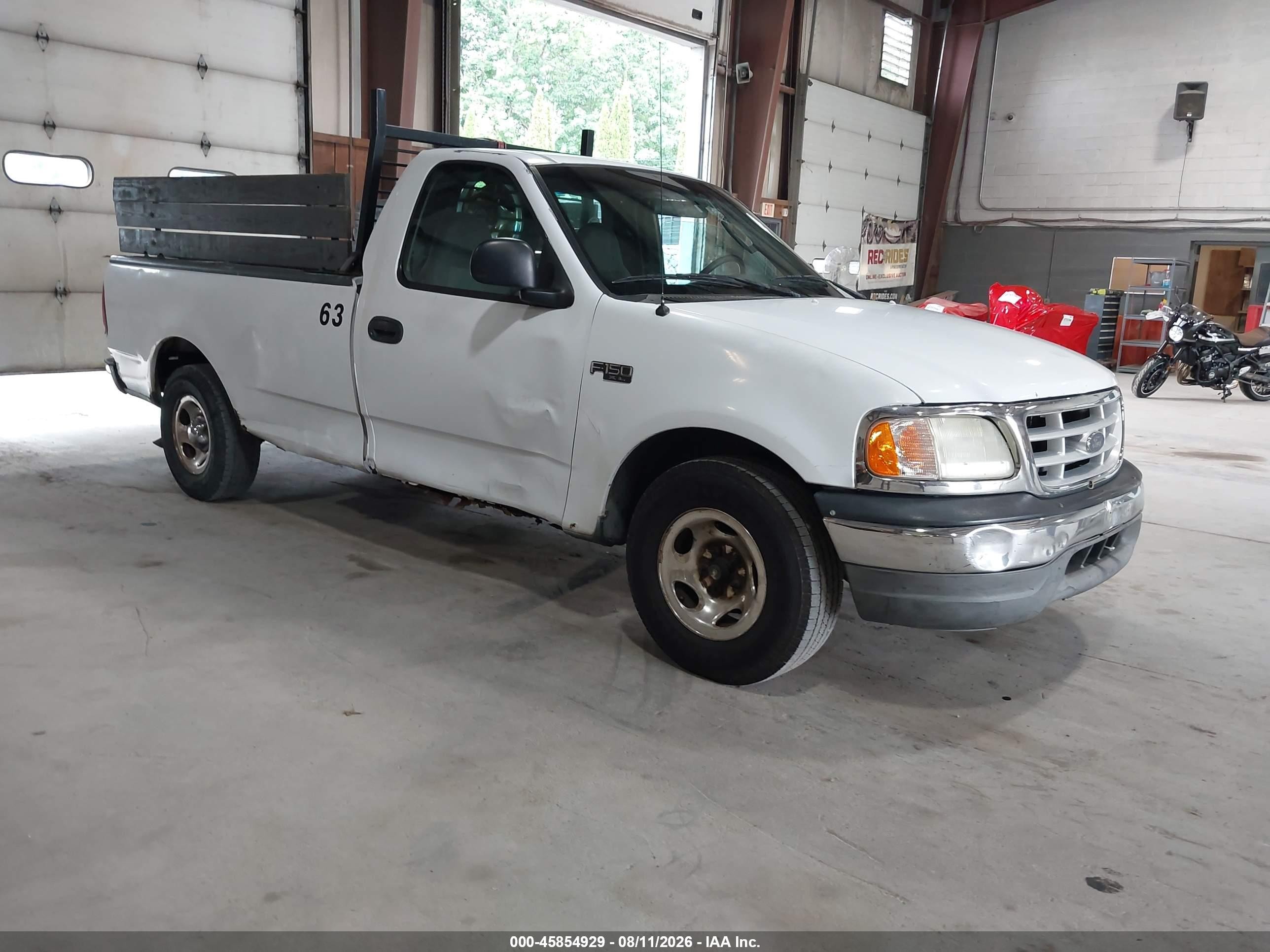 2002 Ford F-150 Xl/xlt White vin: 1FTRF17242NB97439