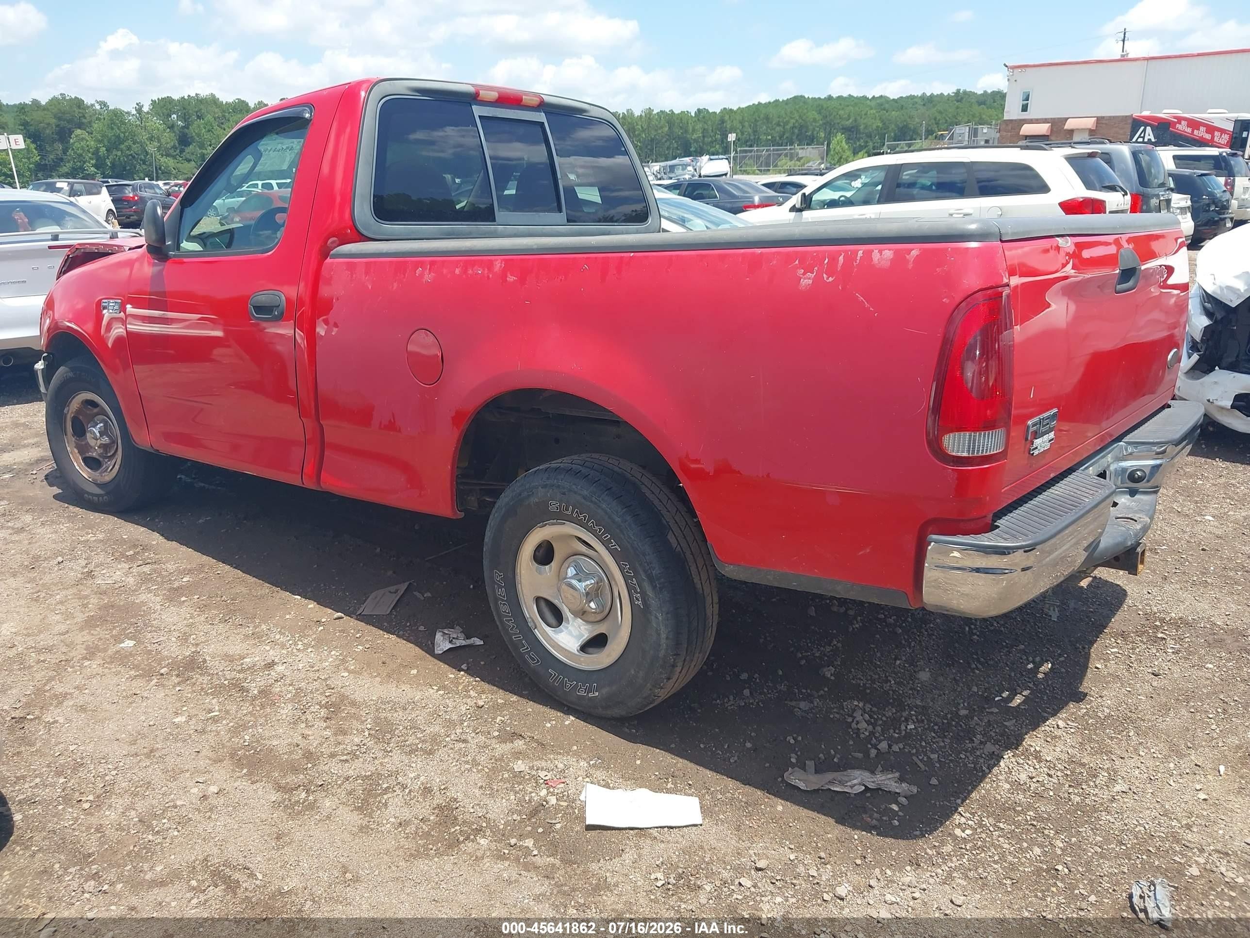 2003 Ford F-150 Xl/xlt Red vin: 1FTRF17243NB03304