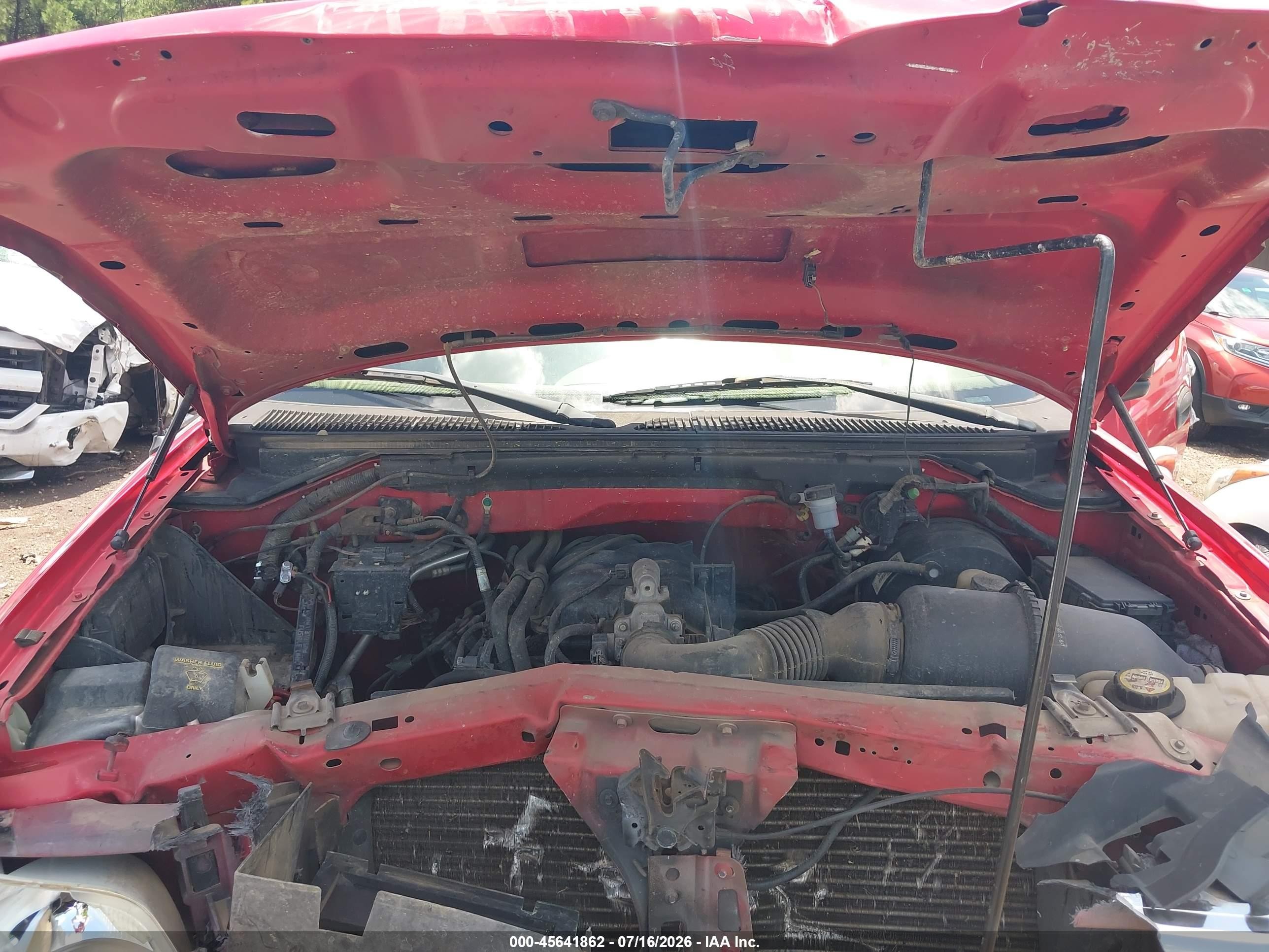 2003 Ford F-150 Xl/xlt Red vin: 1FTRF17243NB03304