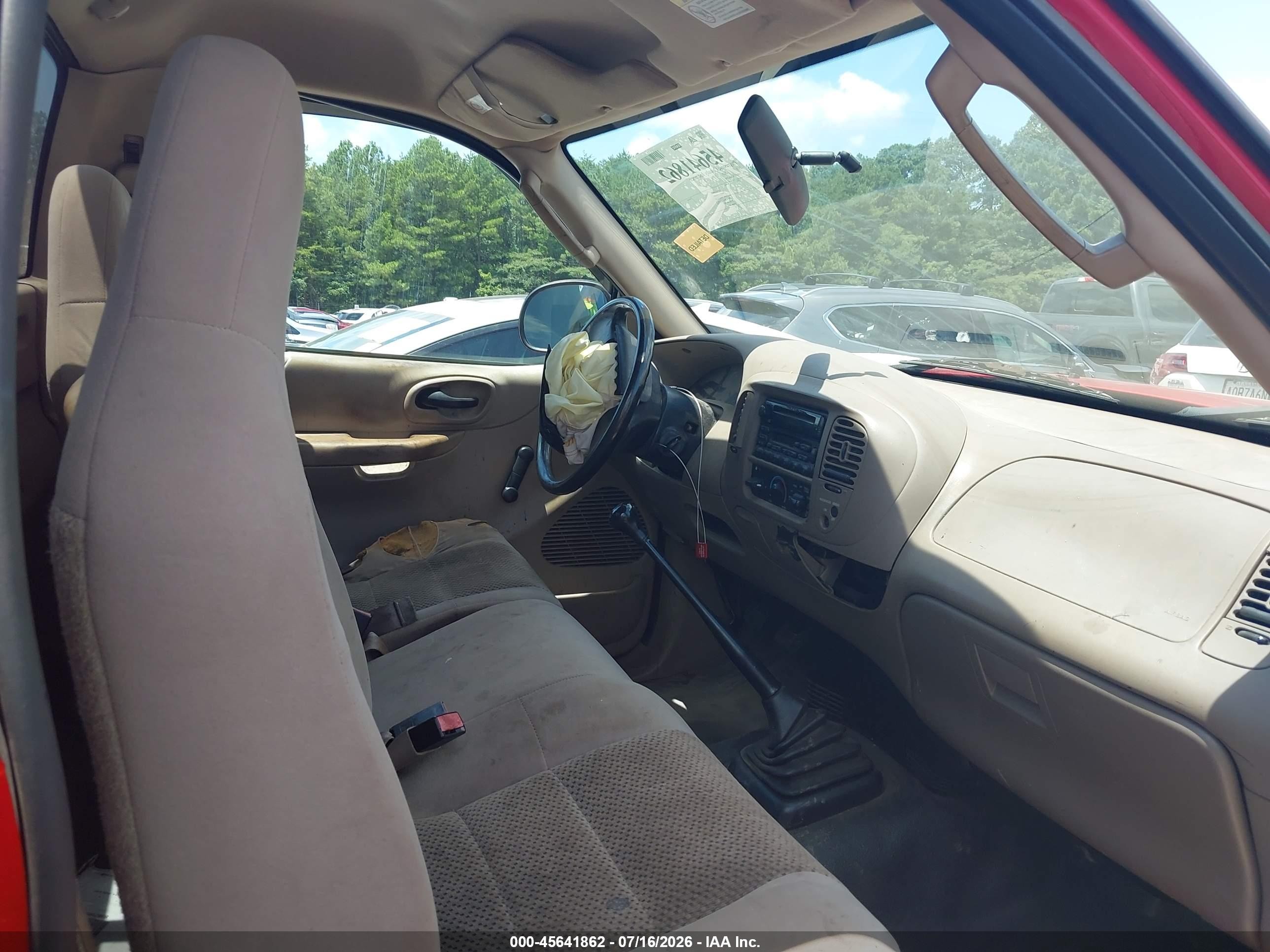 2003 Ford F-150 Xl/xlt Red vin: 1FTRF17243NB03304