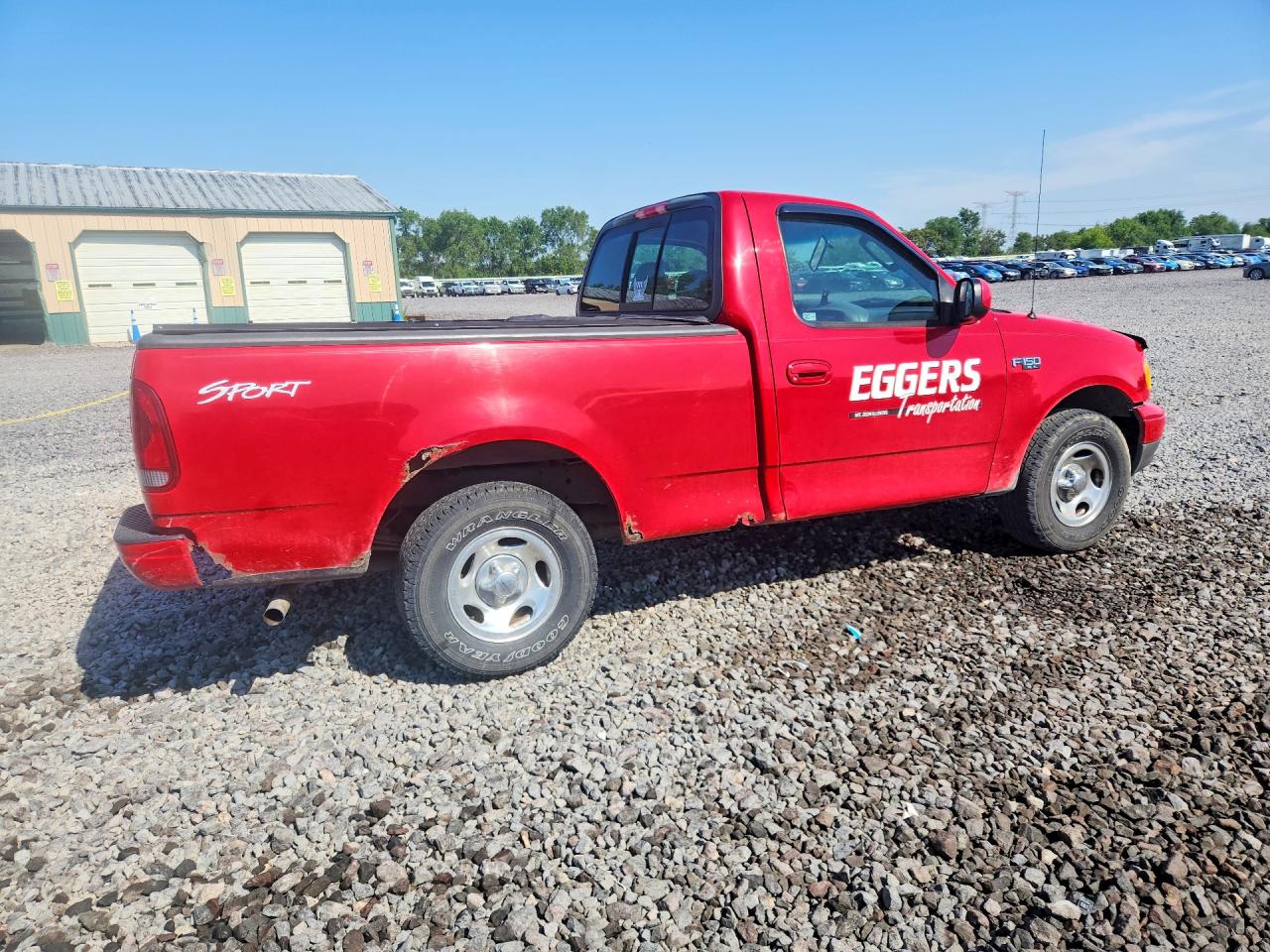 2003 Ford F150 Red vin: 1FTRF17253NB43312