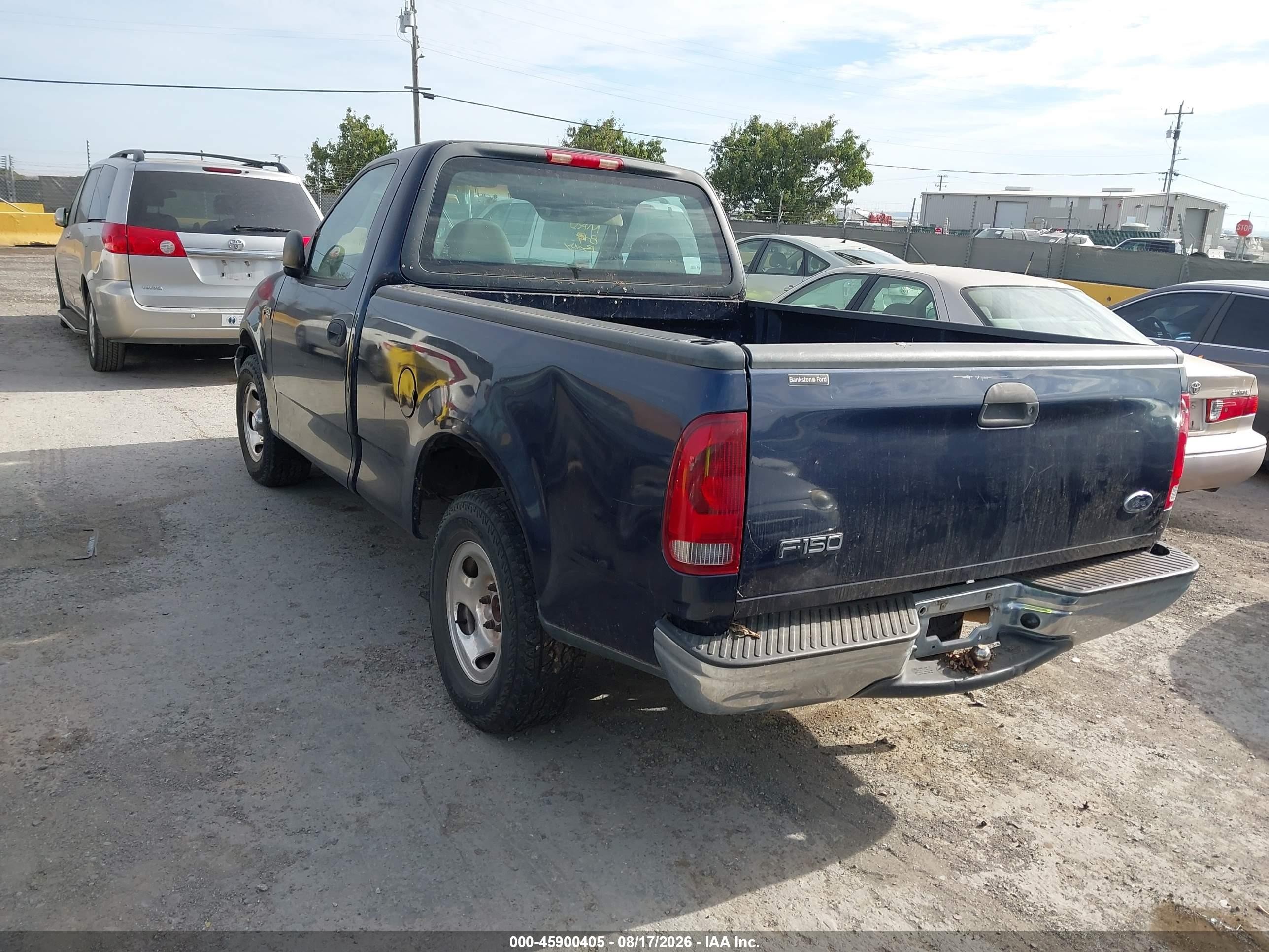 2002 Ford F-150 Xl/xlt Blue vin: 1FTRF17262NA25820