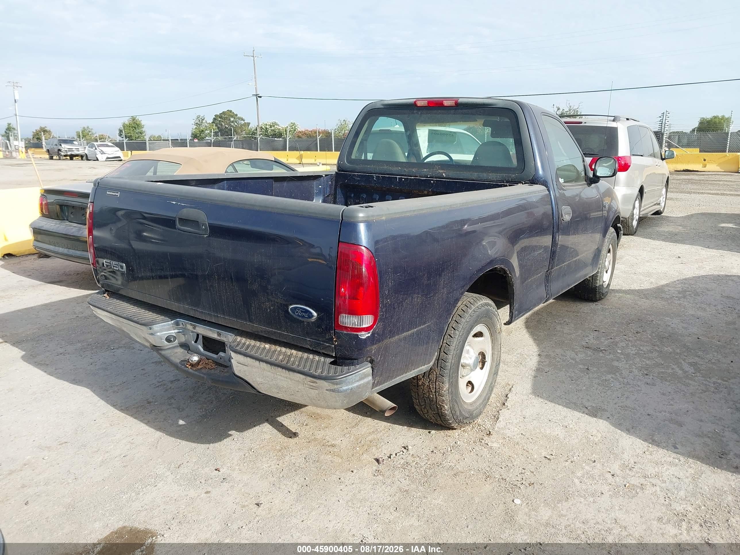 2002 Ford F-150 Xl/xlt Blue vin: 1FTRF17262NA25820
