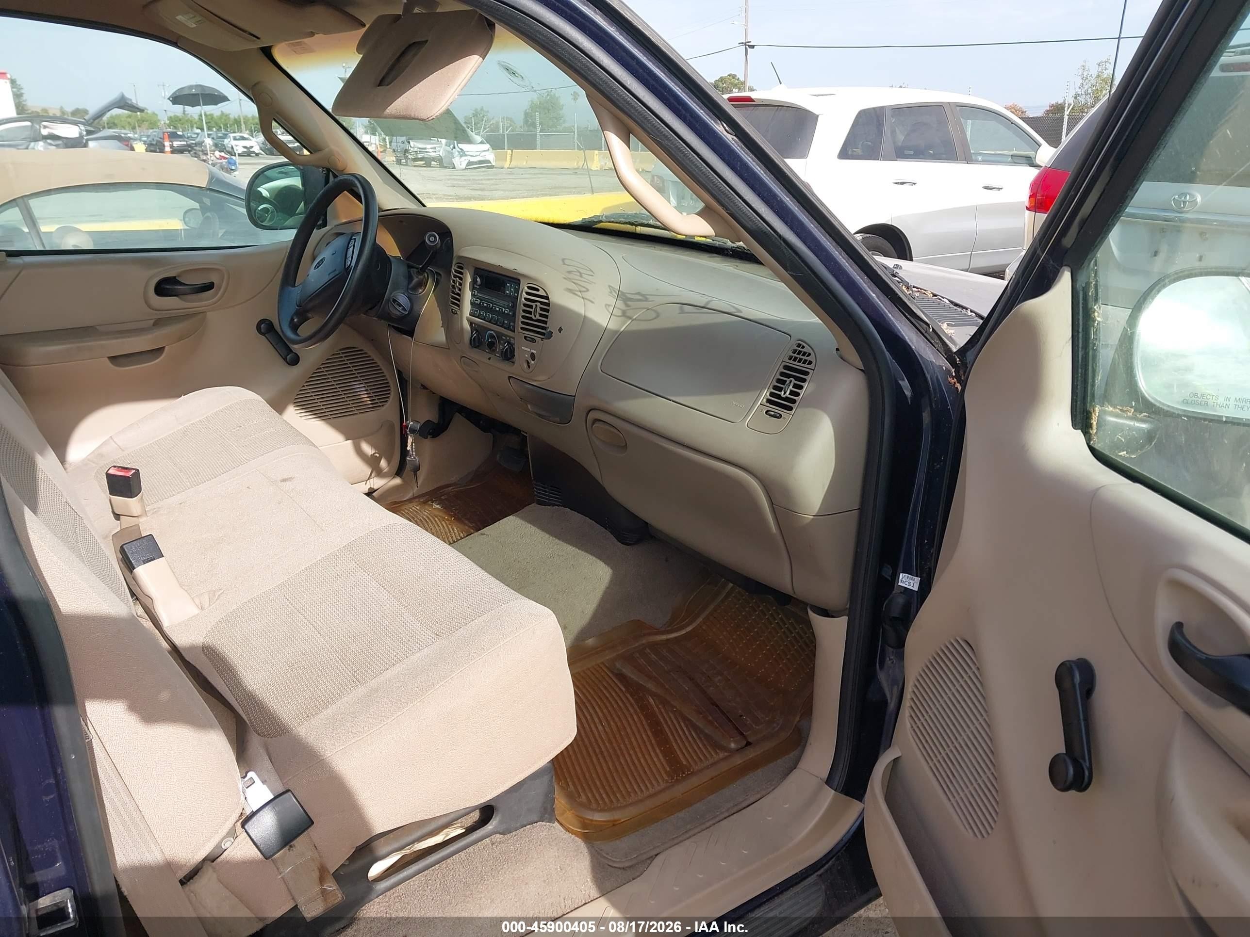 2002 Ford F-150 Xl/xlt Blue vin: 1FTRF17262NA25820