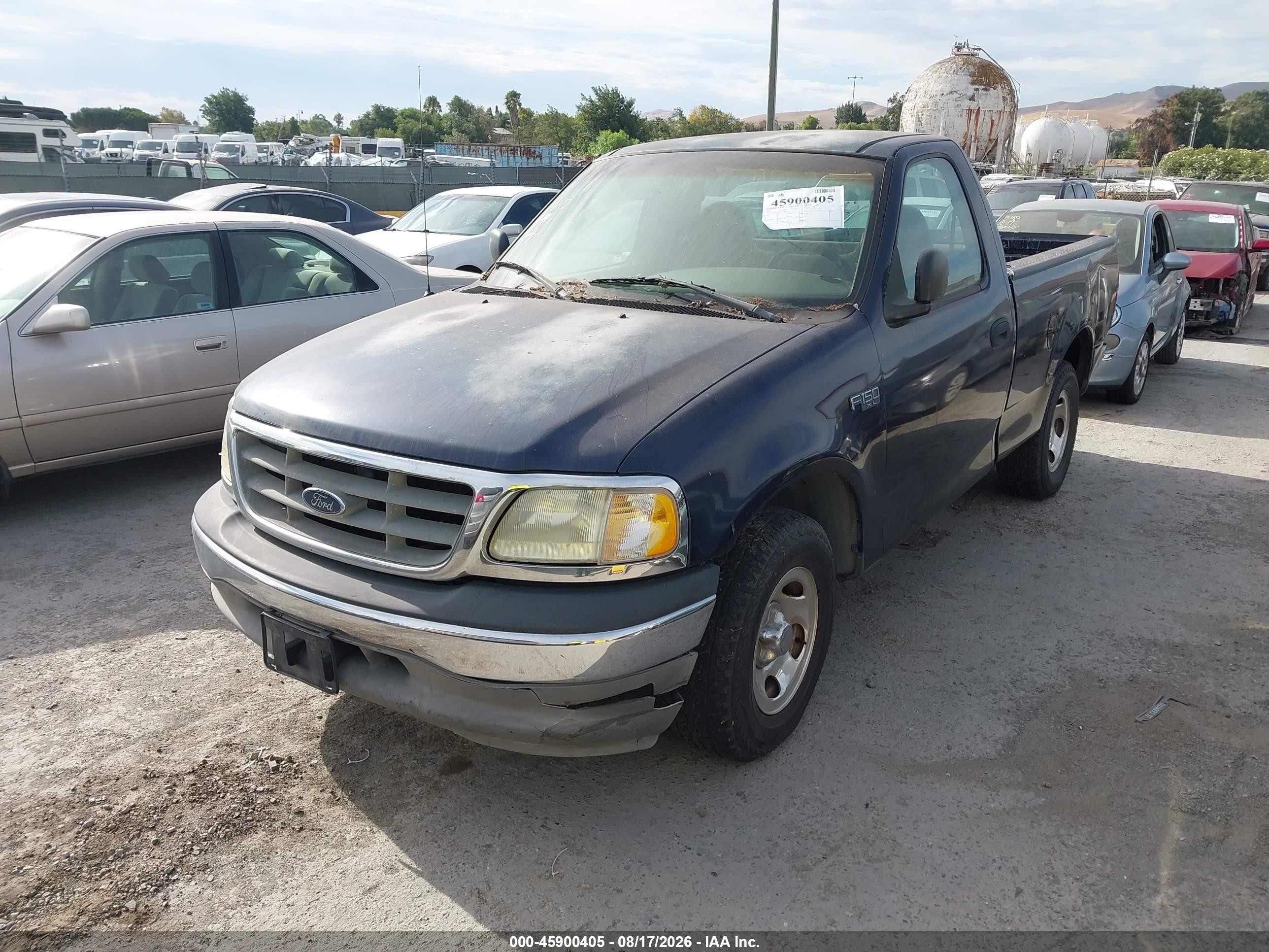 2002 Ford F-150 Xl/xlt Blue vin: 1FTRF17262NA25820