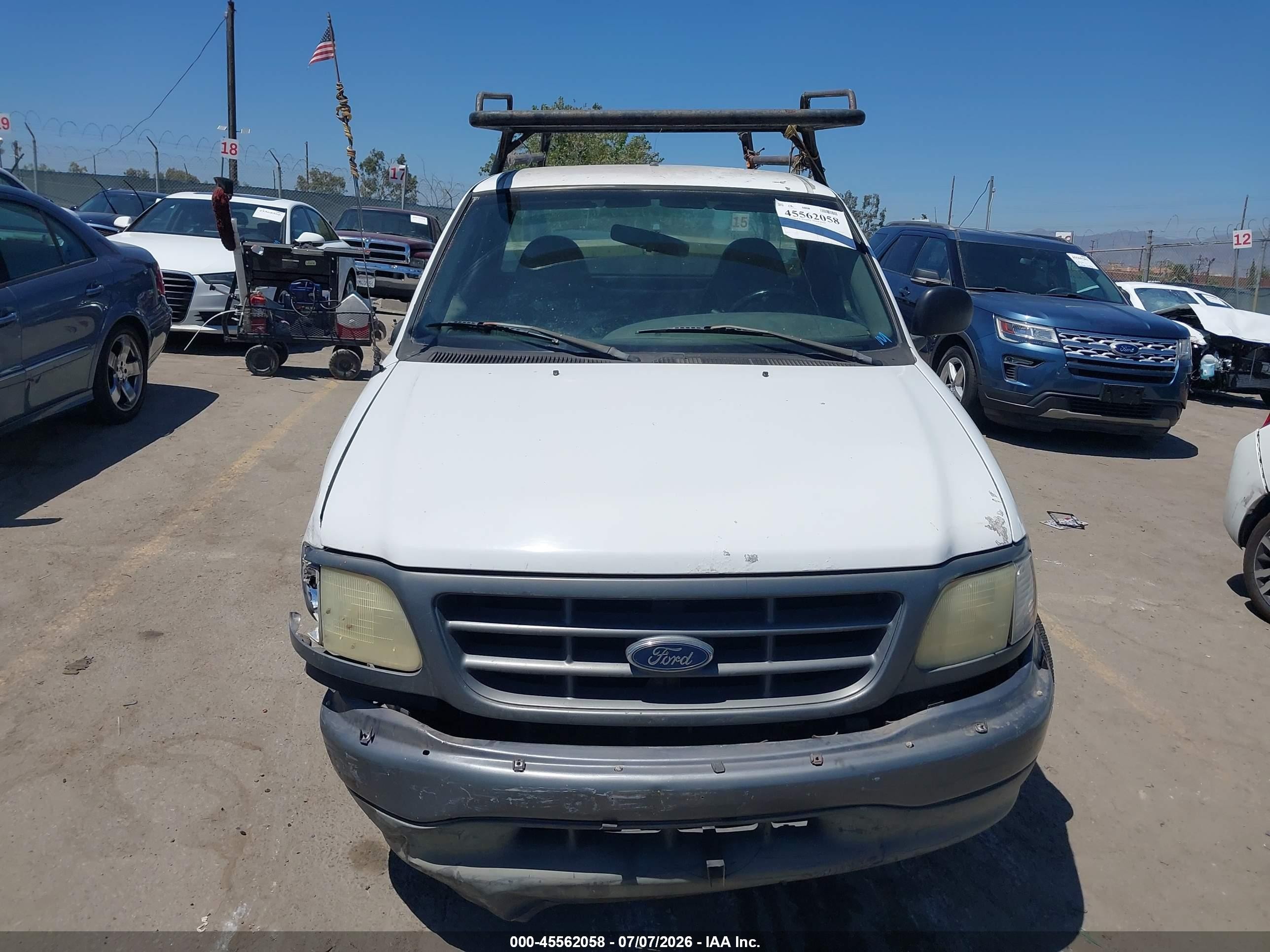 2003 Ford F-150 Xl/xlt White vin: 1FTRF17263NB94575