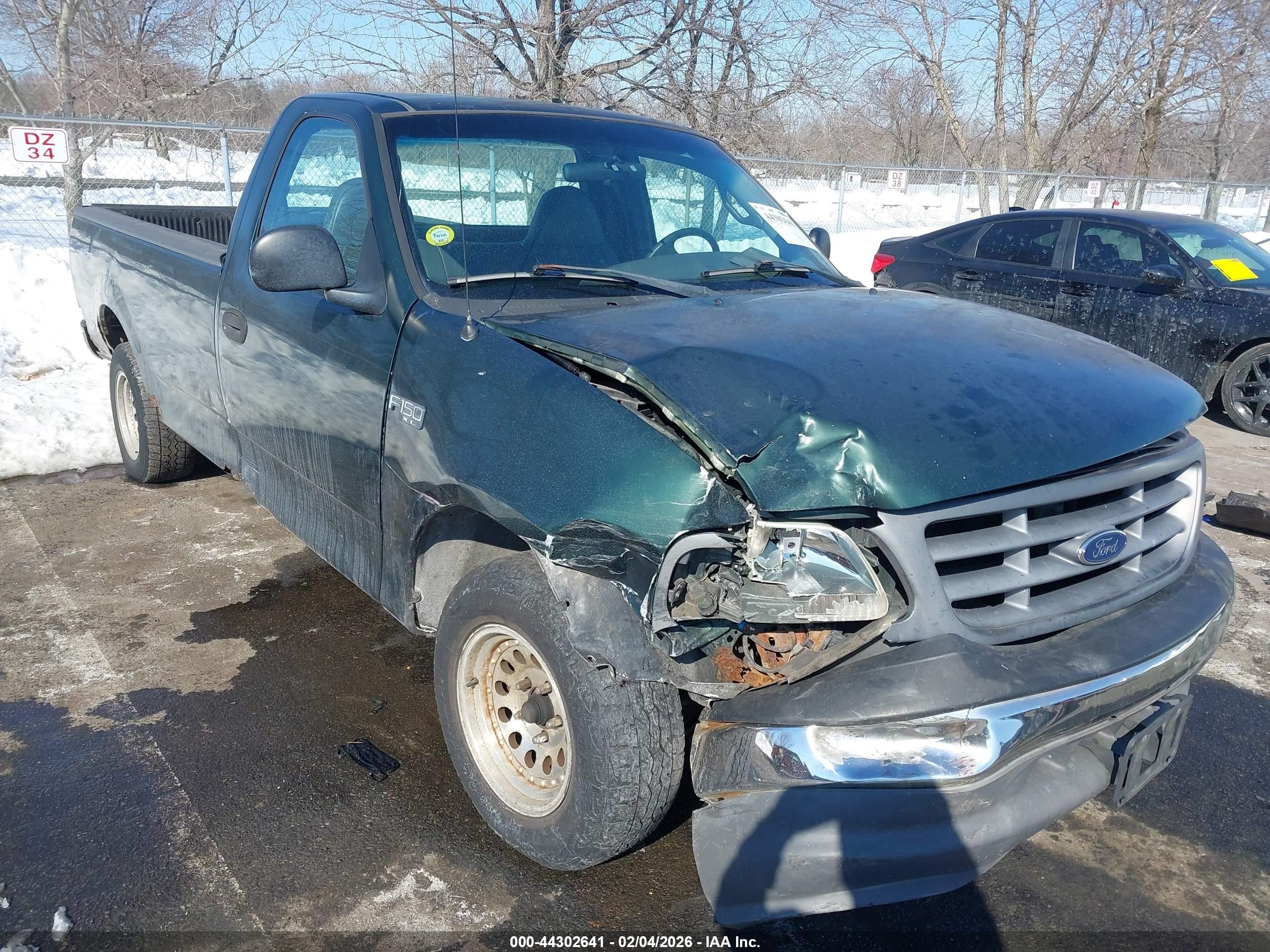 2002 Ford F-150 Xl/xlt Green vin: 1FTRF17272NB00086