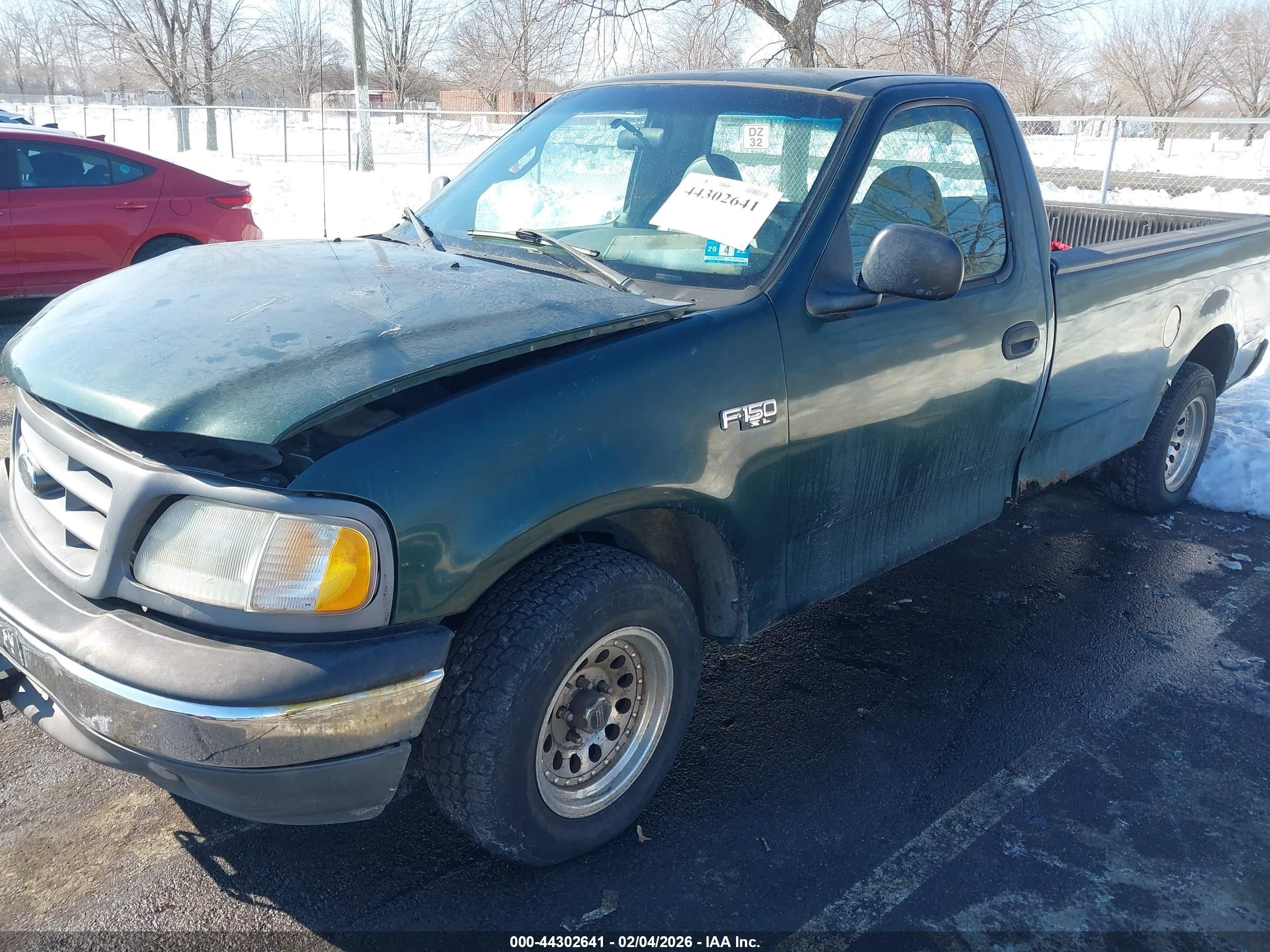 2002 Ford F-150 Xl/xlt Green vin: 1FTRF17272NB00086