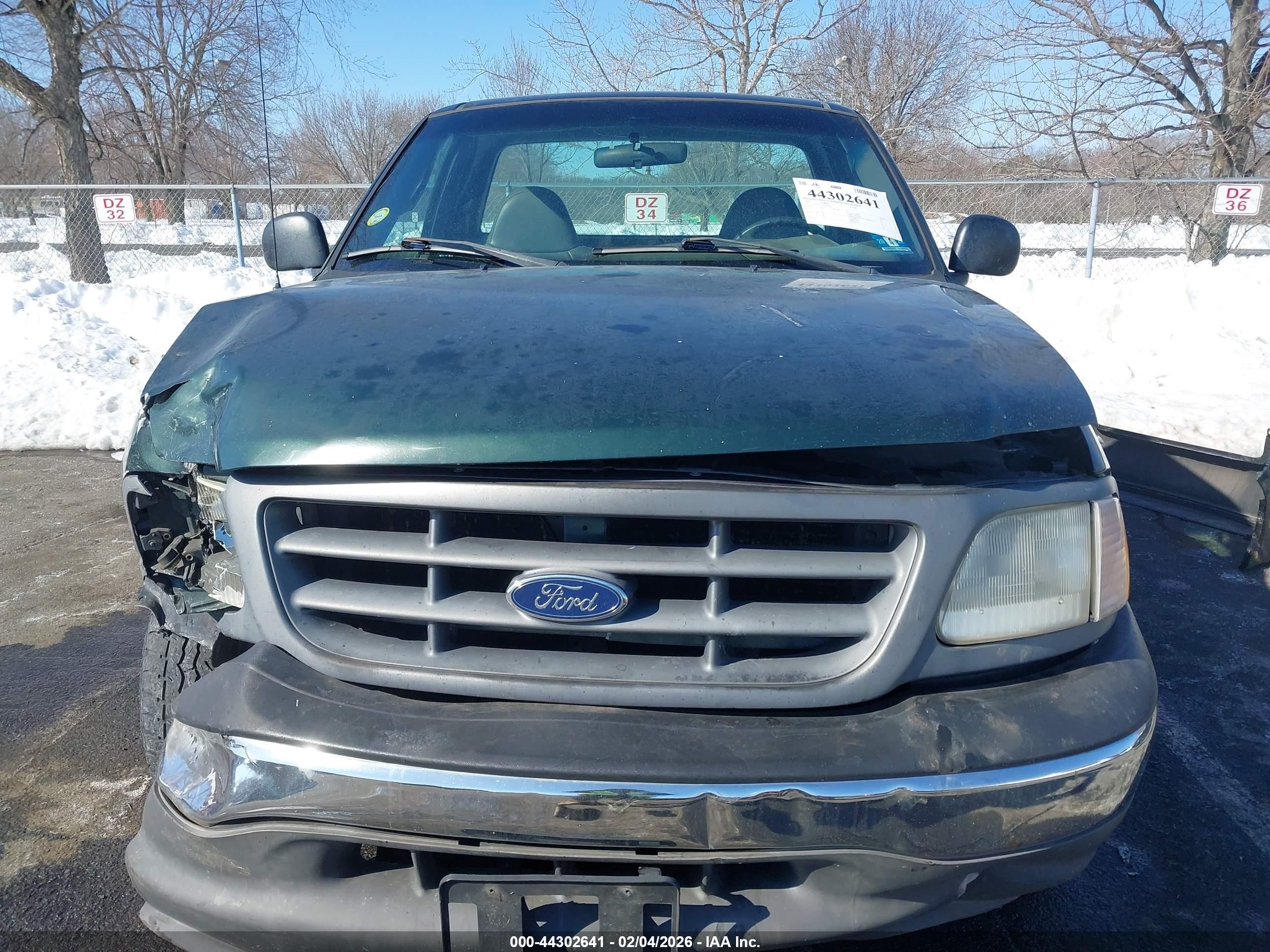 2002 Ford F-150 Xl/xlt Green vin: 1FTRF17272NB00086