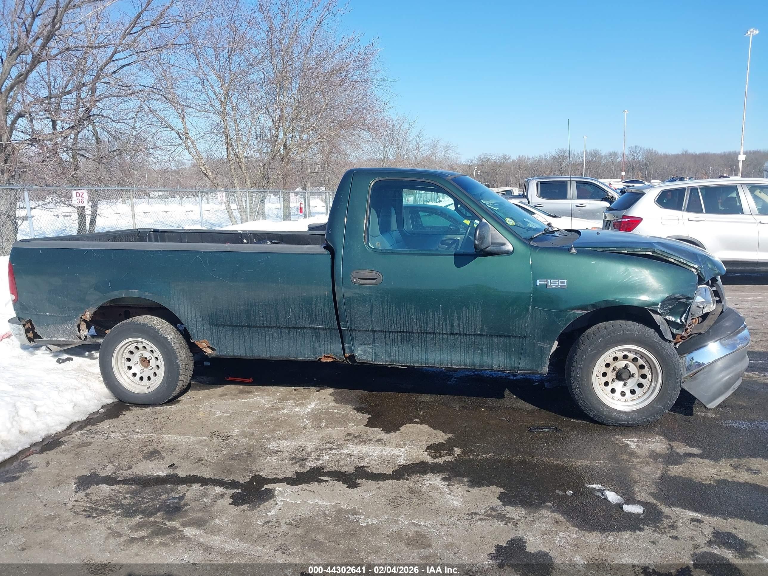 2002 Ford F-150 Xl/xlt Green vin: 1FTRF17272NB00086