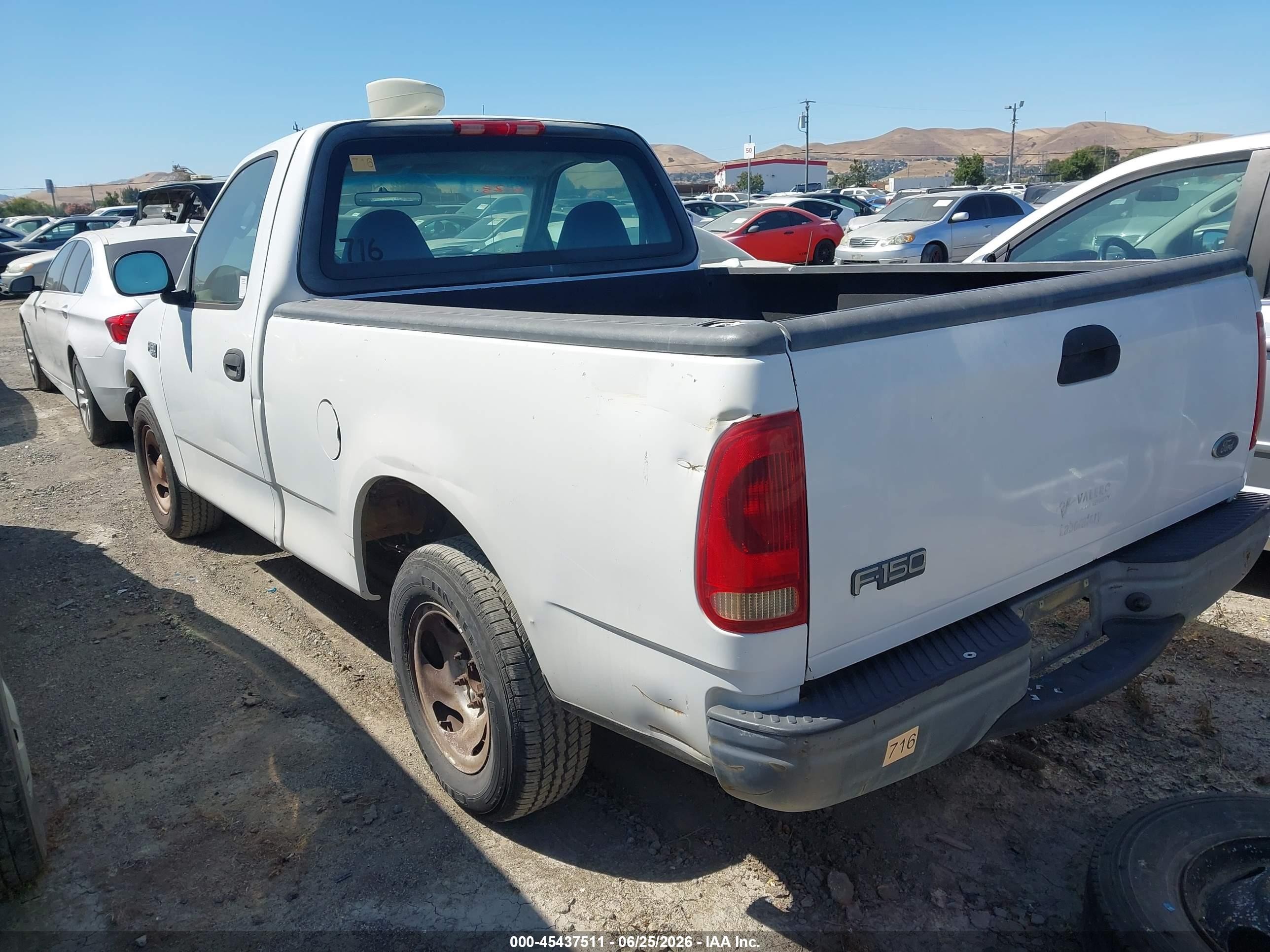 2002 Ford F-150 Xl/xlt White vin: 1FTRF17272NB06387
