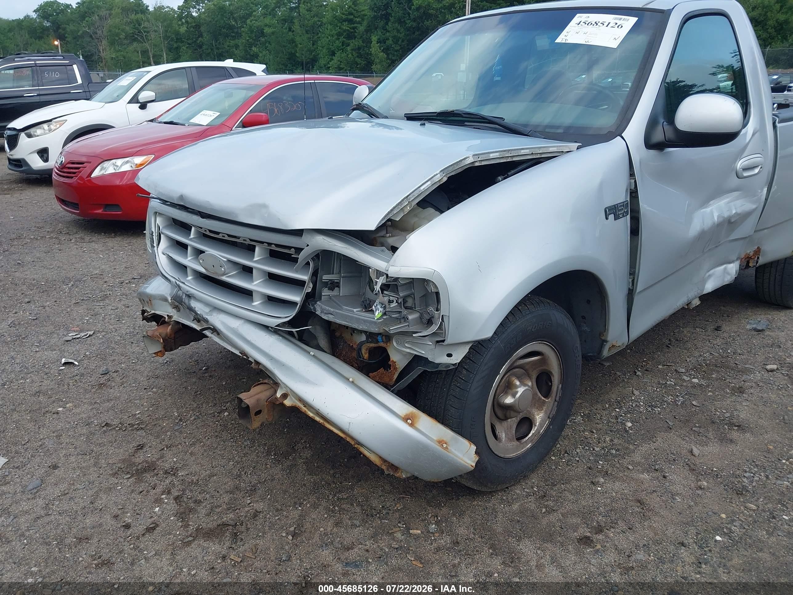 2002 Ford F-150 Xl/xlt Серебряный vin: 1FTRF17282NA19226