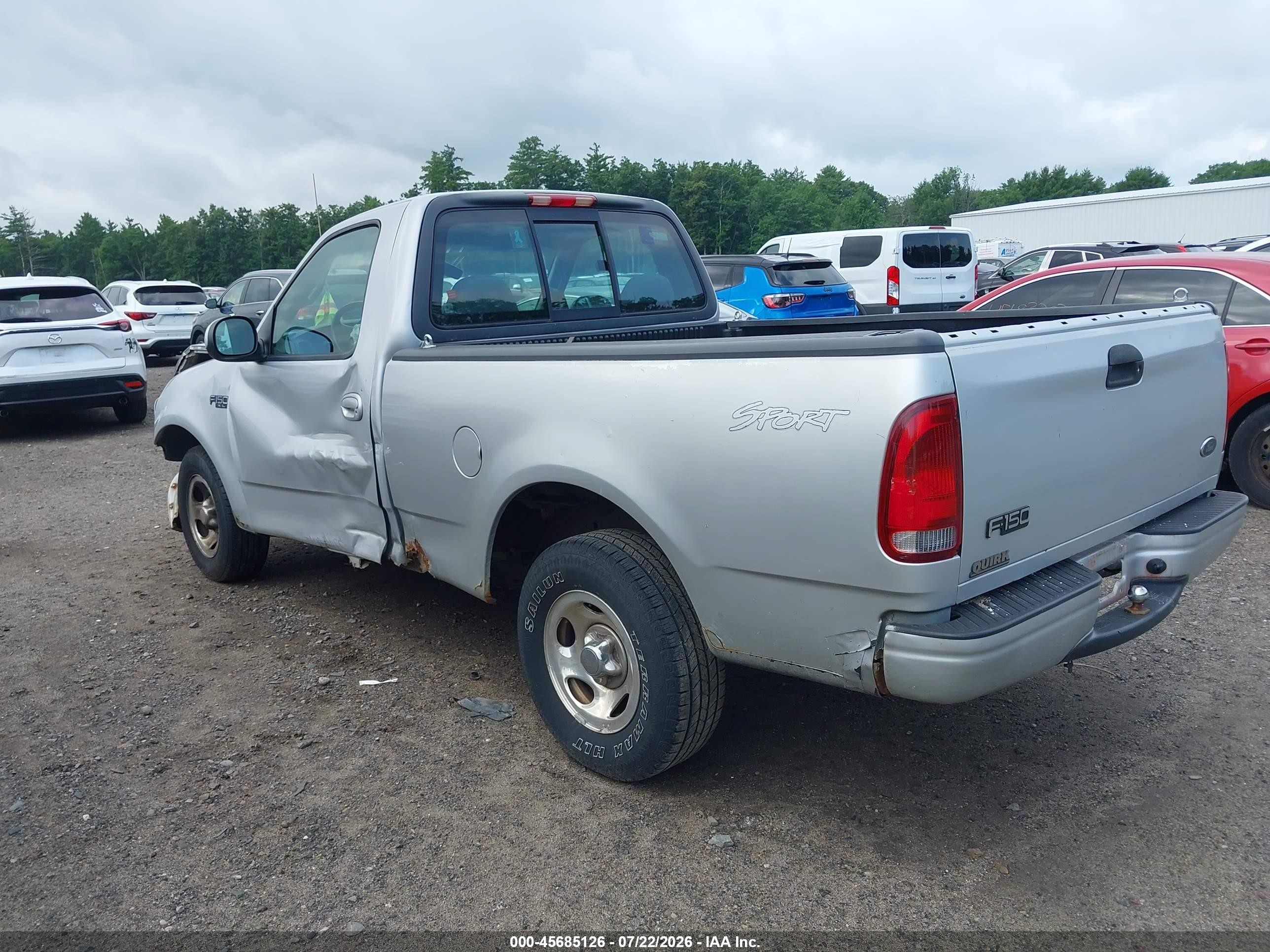 2002 Ford F-150 Xl/xlt Серебряный vin: 1FTRF17282NA19226