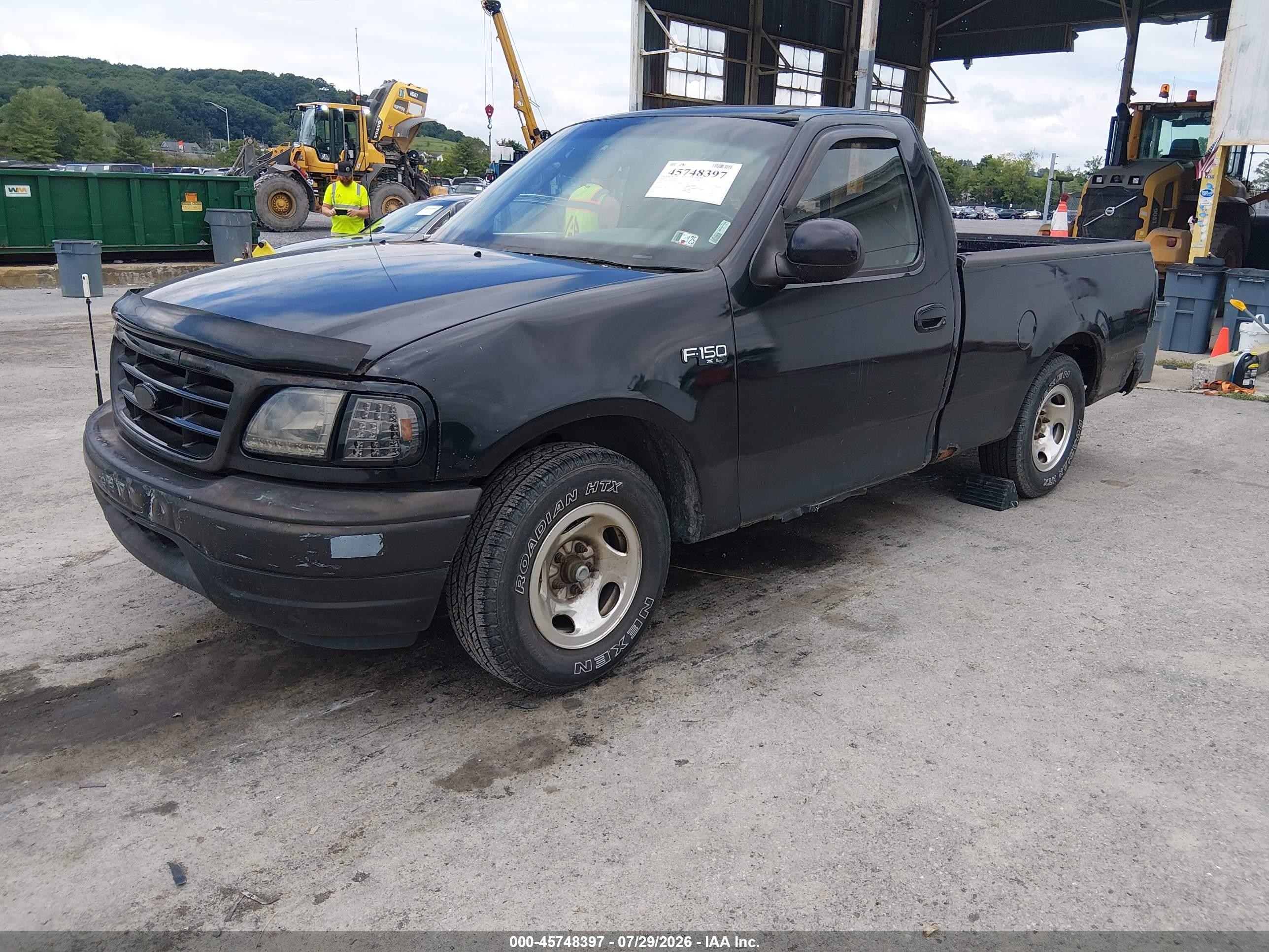 2003 Ford F-150 Xl/xlt Black vin: 1FTRF17293NA56545