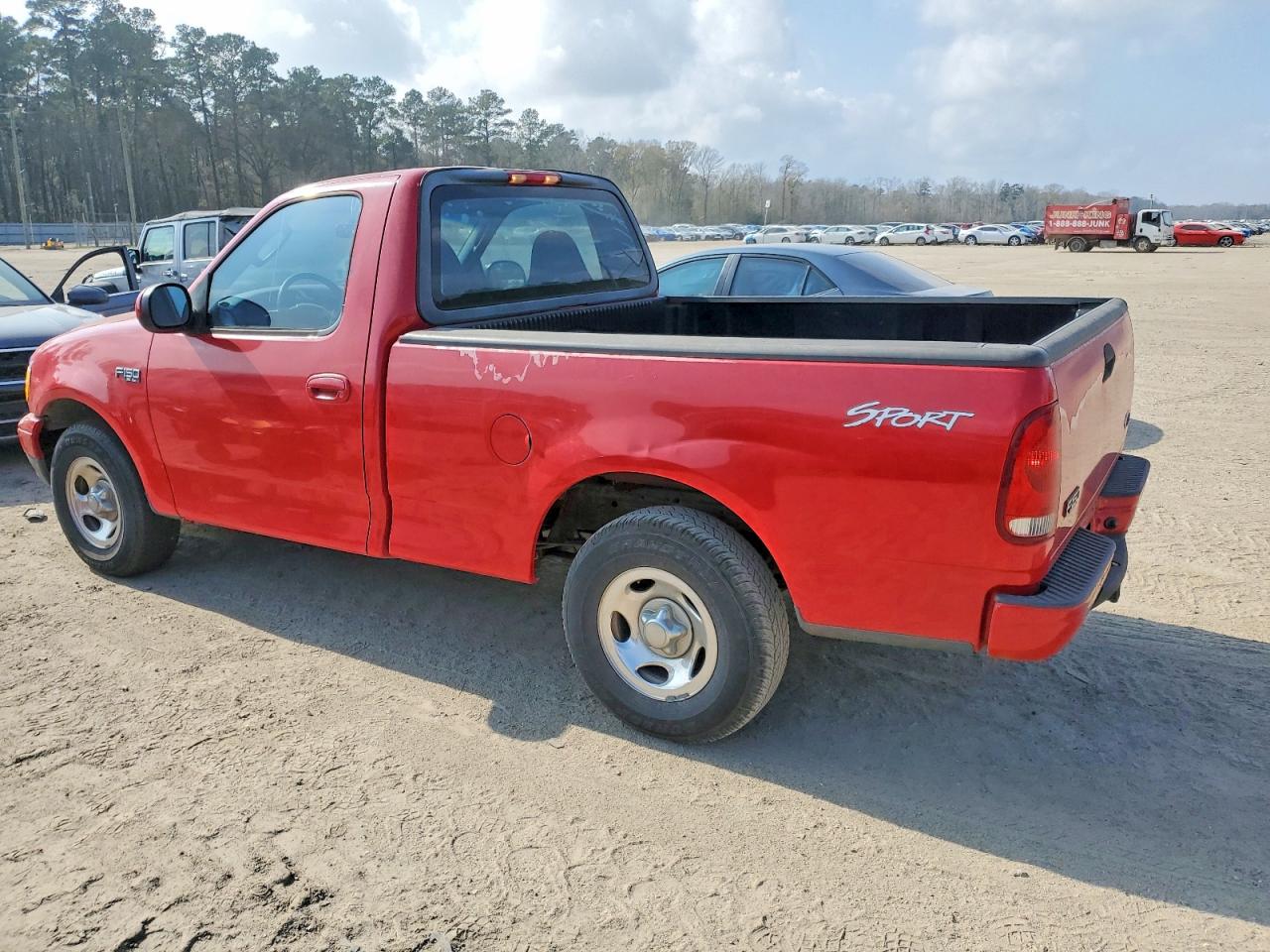 2003 Ford F150 Red vin: 1FTRF17293NA72440