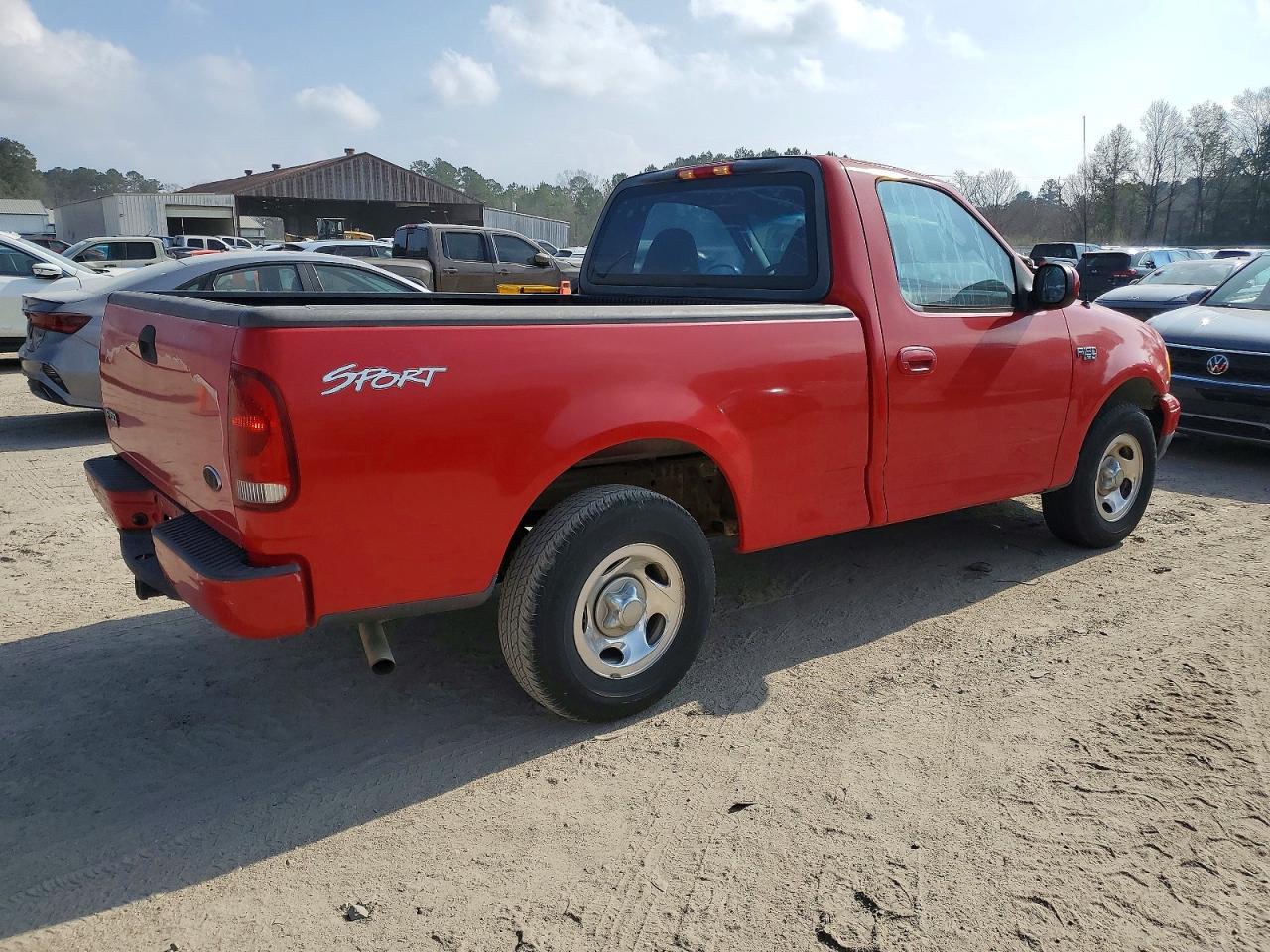 2003 Ford F150 Red vin: 1FTRF17293NA72440
