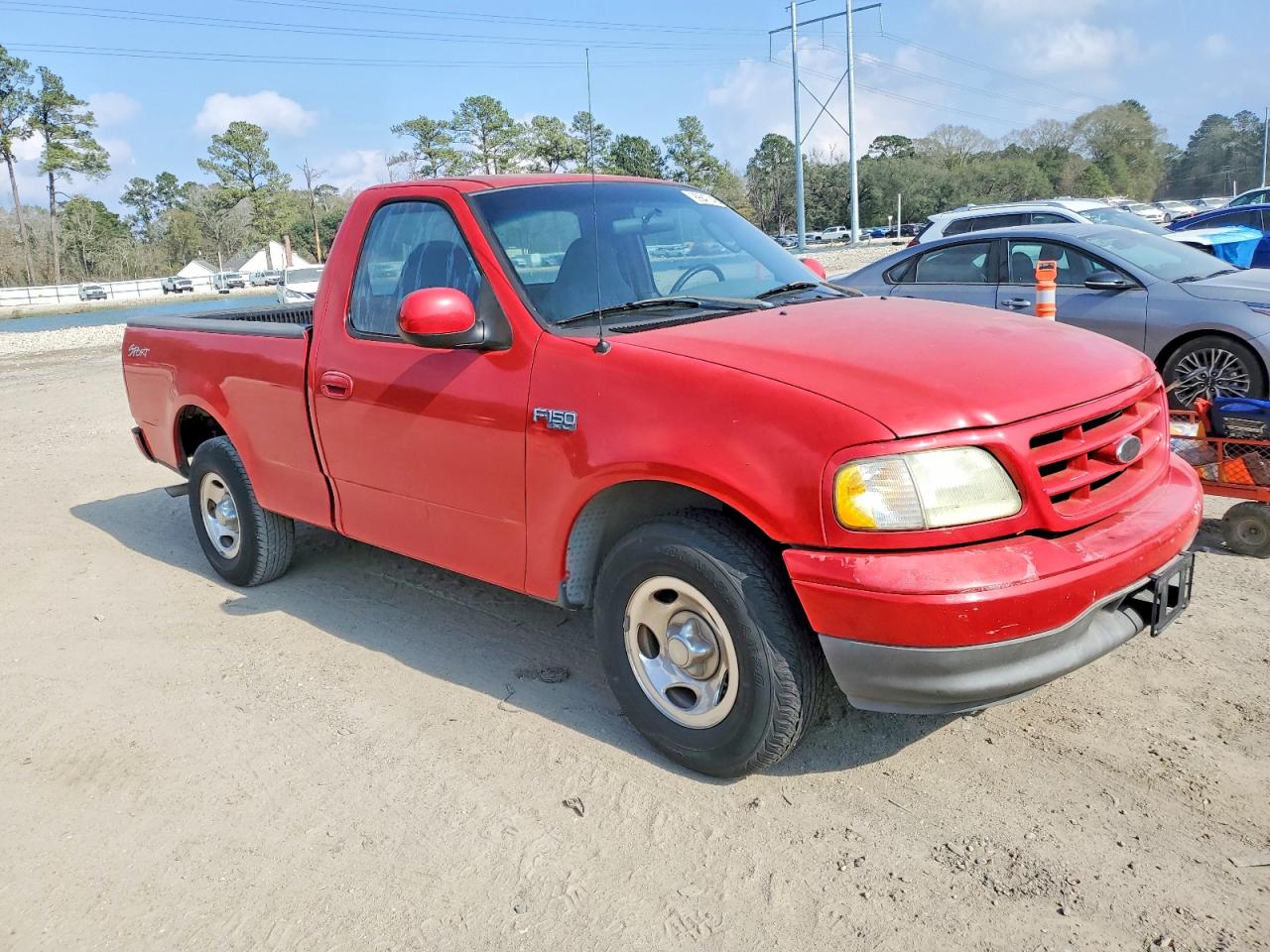 2003 Ford F150 Red vin: 1FTRF17293NA72440