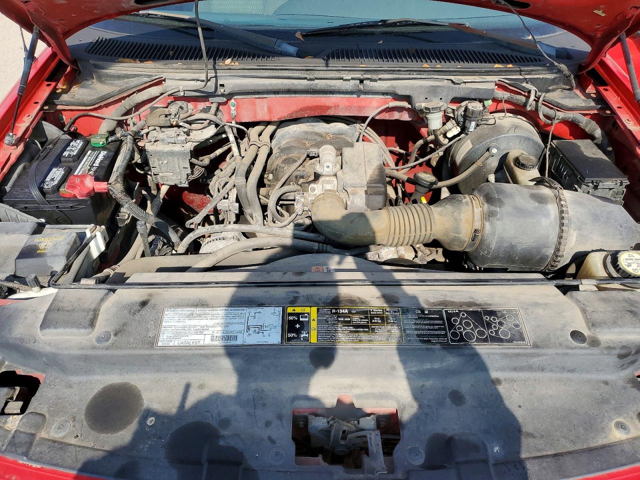 2003 Ford F150 Red vin: 1FTRF17293NA72440