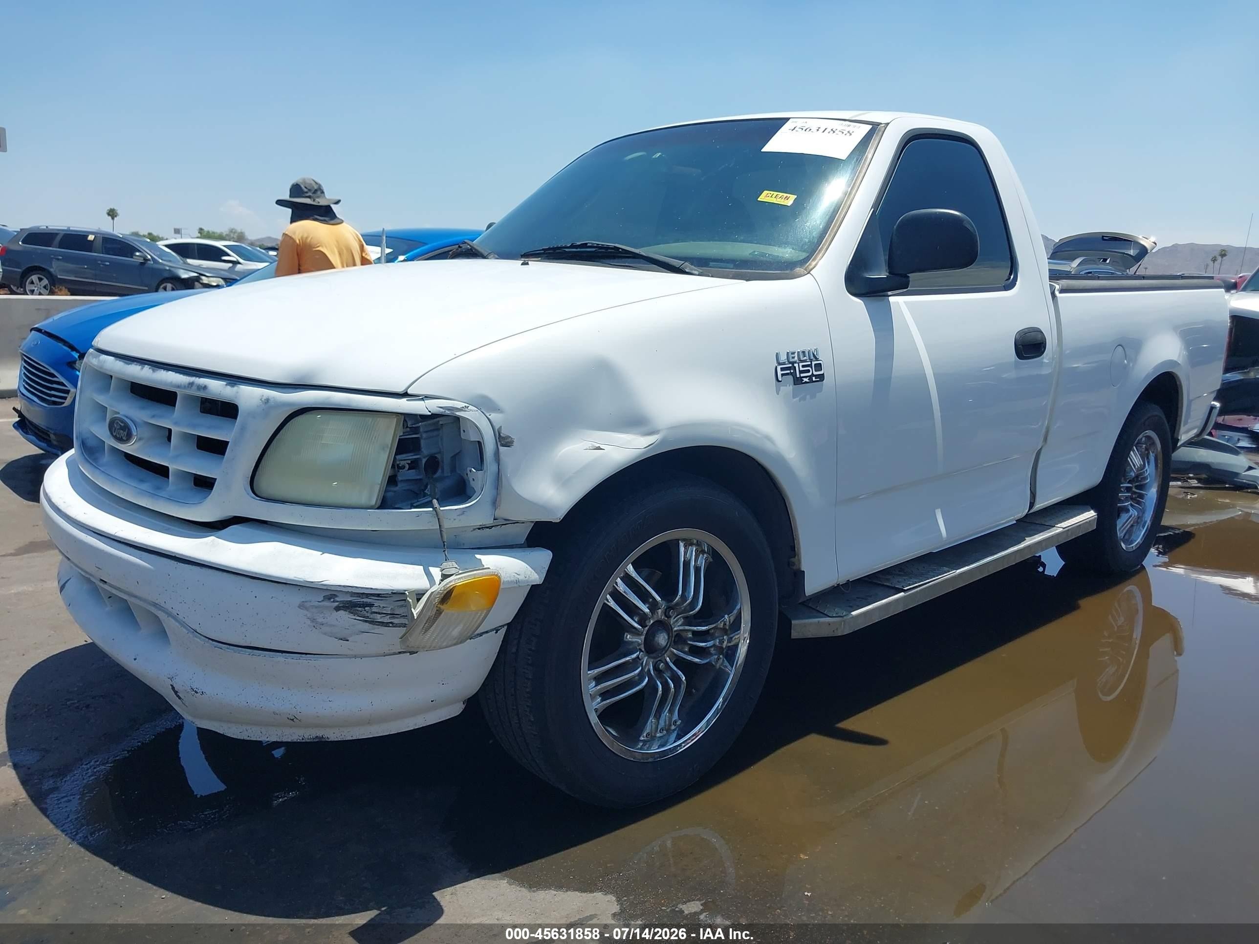 2003 Ford F-150 Xl/xlt White vin: 1FTRF17293NB20096