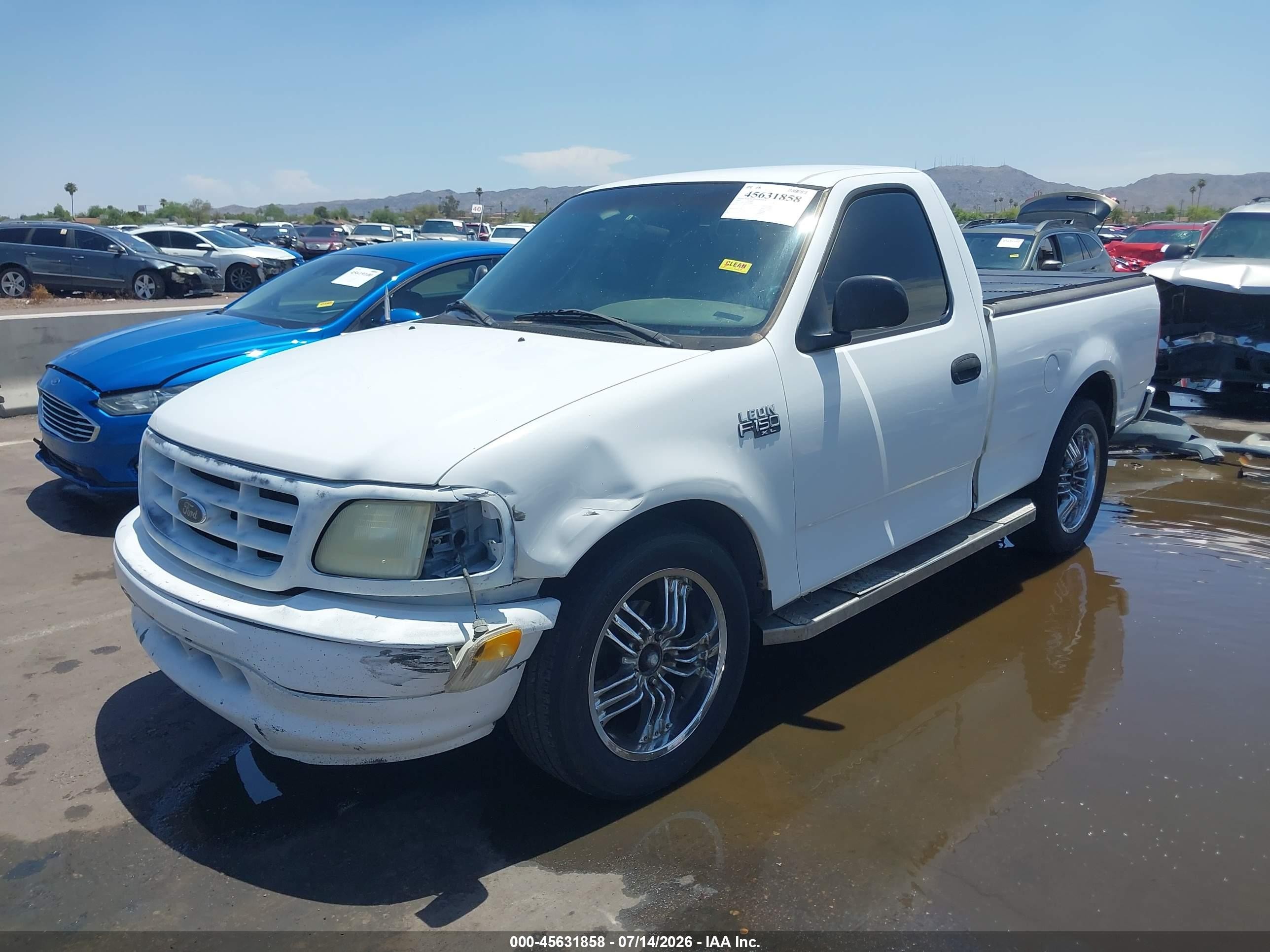 2003 Ford F-150 Xl/xlt White vin: 1FTRF17293NB20096