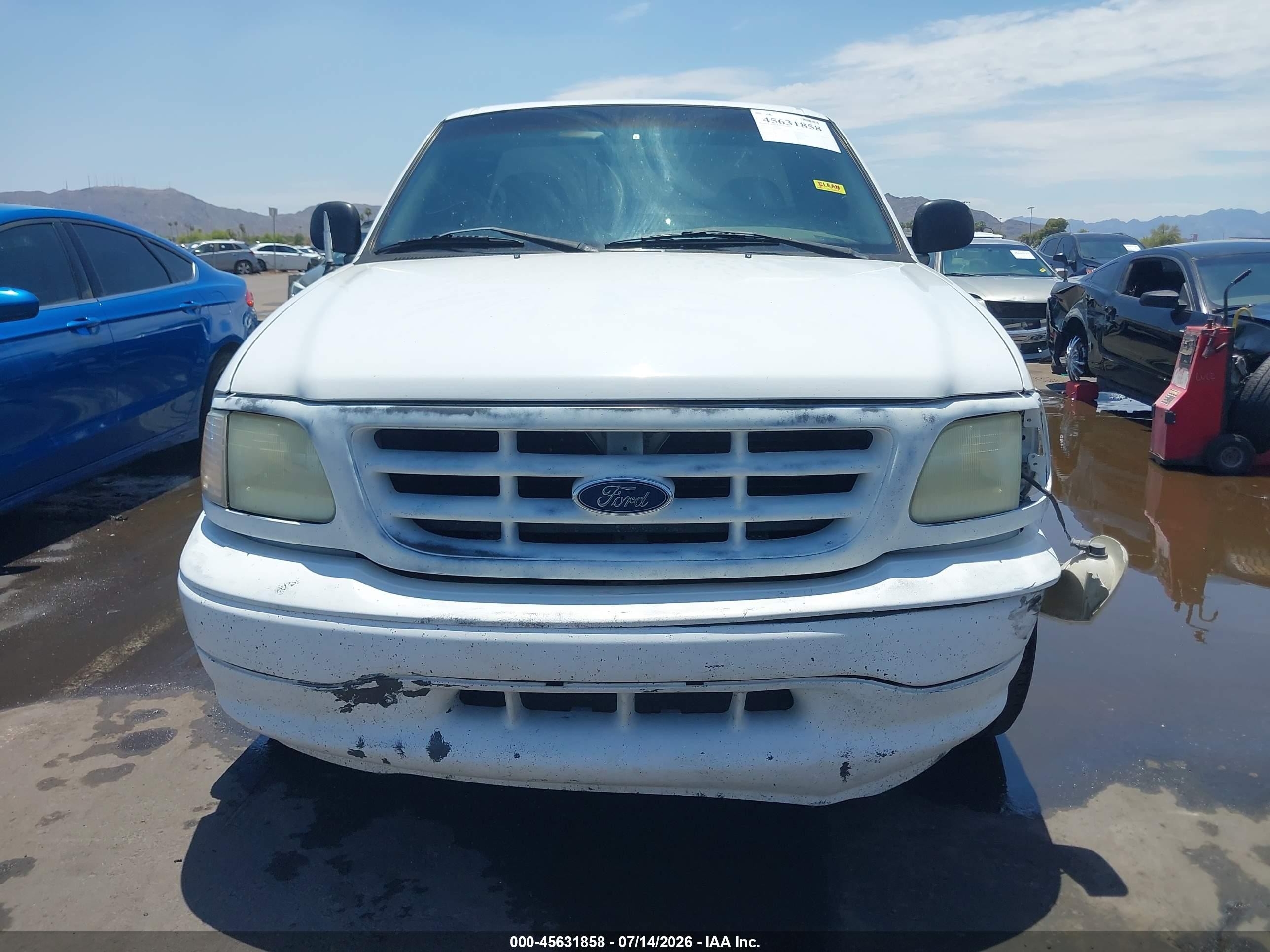 2003 Ford F-150 Xl/xlt White vin: 1FTRF17293NB20096
