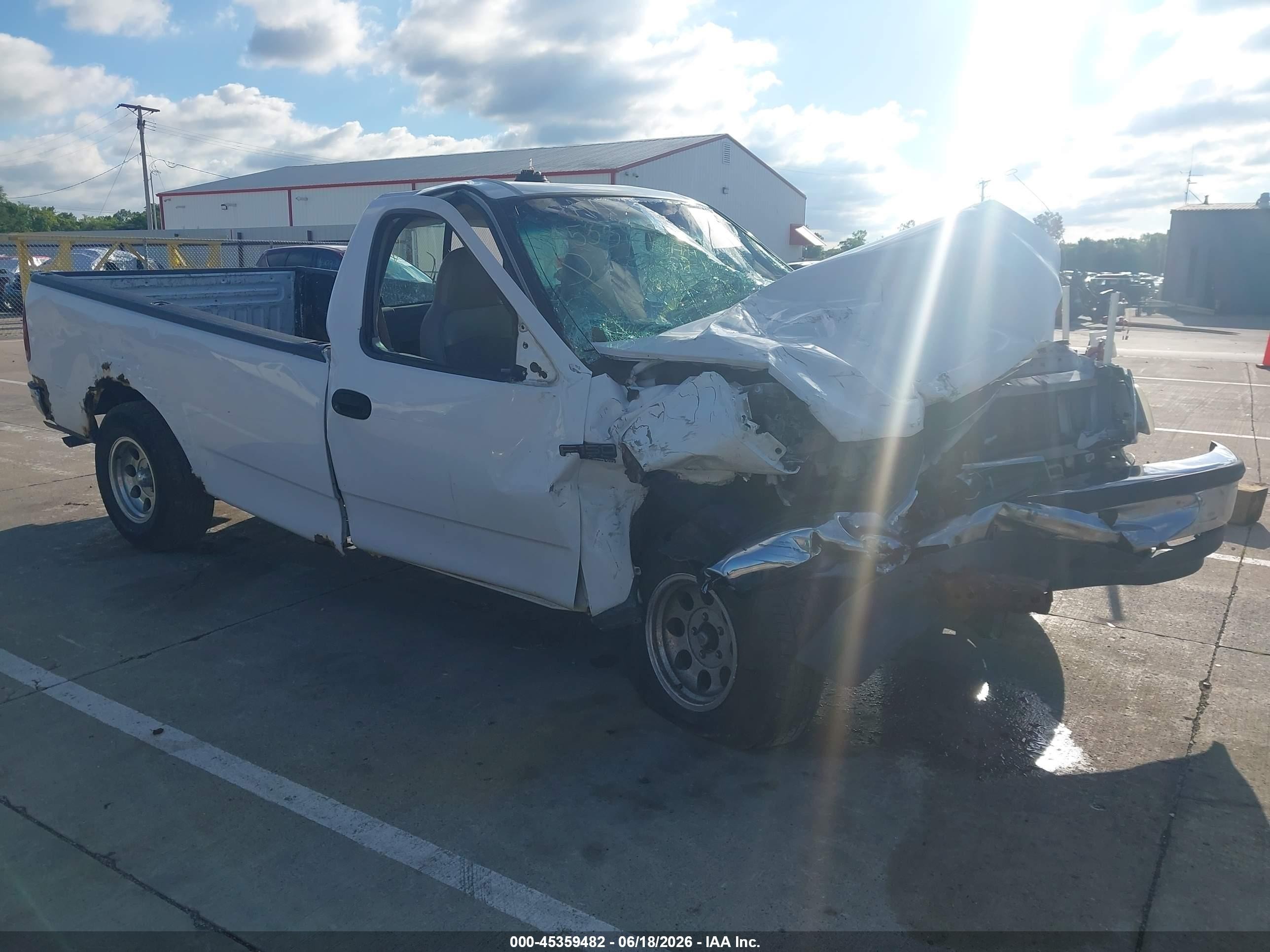 1998 Ford F-150 Lariat/standard/xl/xlt White vin: 1FTRF17L2WNB73476