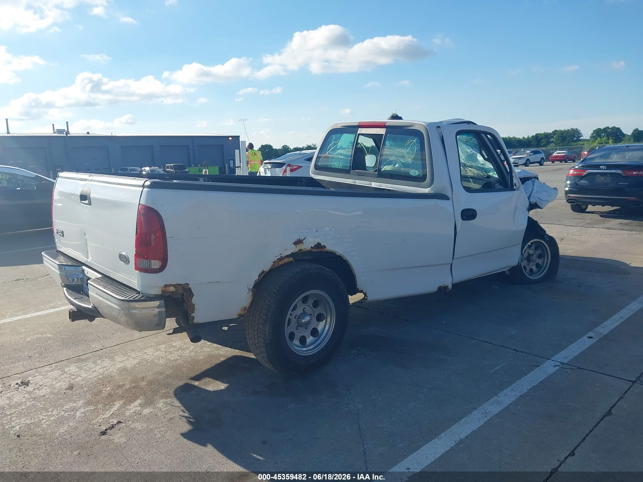 1998 Ford F-150 Lariat/standard/xl/xlt White vin: 1FTRF17L2WNB73476