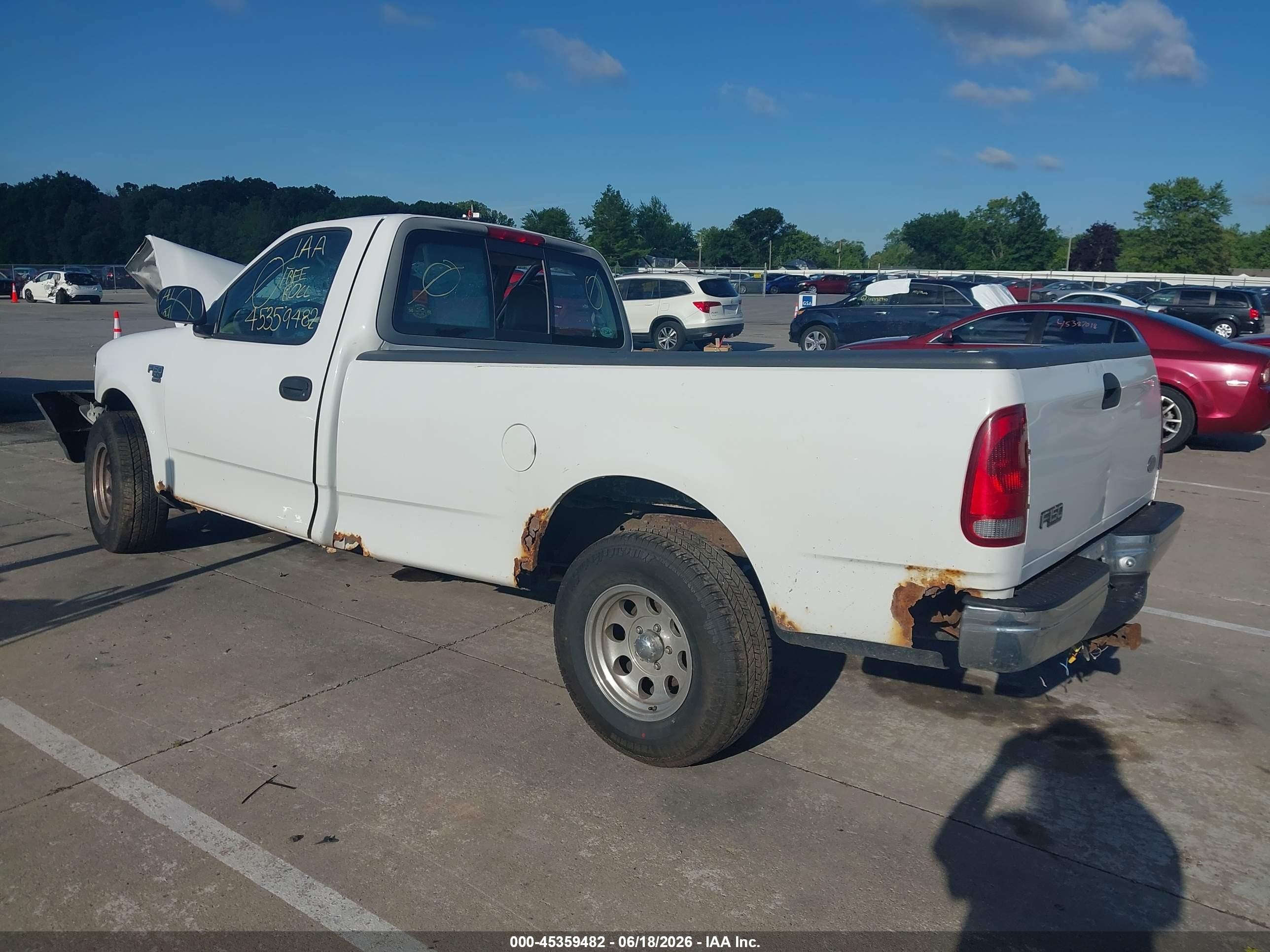 1998 Ford F-150 Lariat/standard/xl/xlt White vin: 1FTRF17L2WNB73476