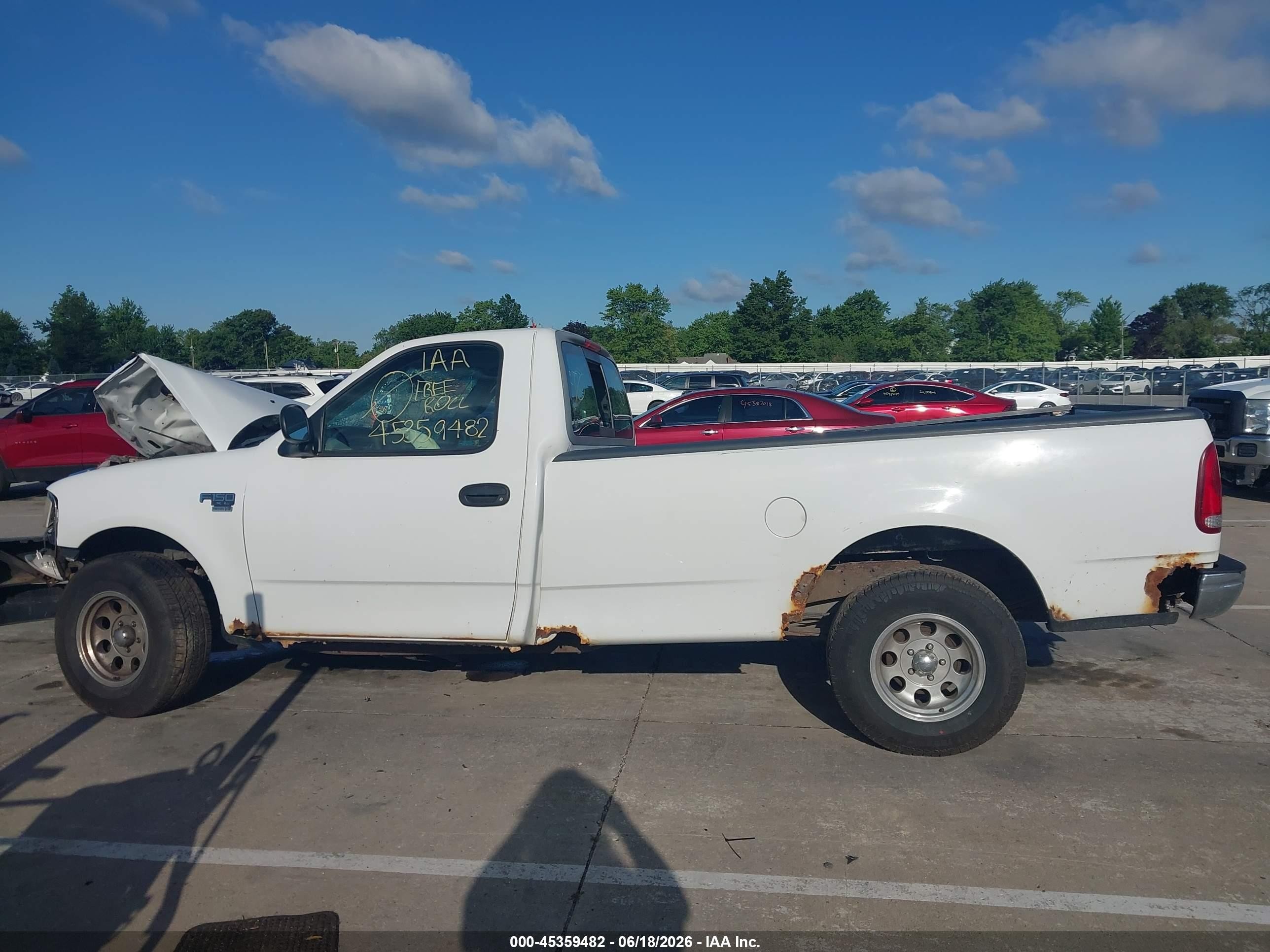 1998 Ford F-150 Lariat/standard/xl/xlt White vin: 1FTRF17L2WNB73476