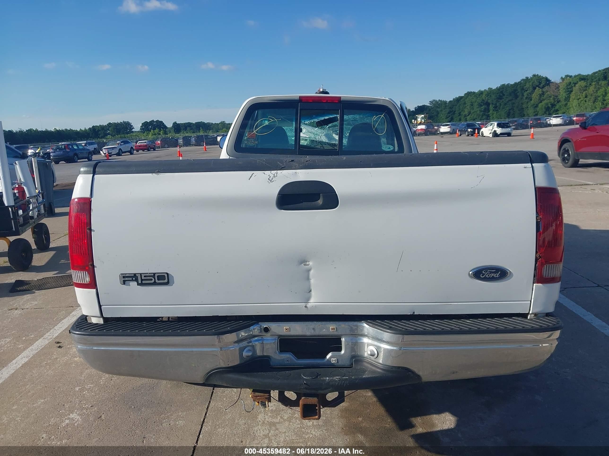 1998 Ford F-150 Lariat/standard/xl/xlt White vin: 1FTRF17L2WNB73476