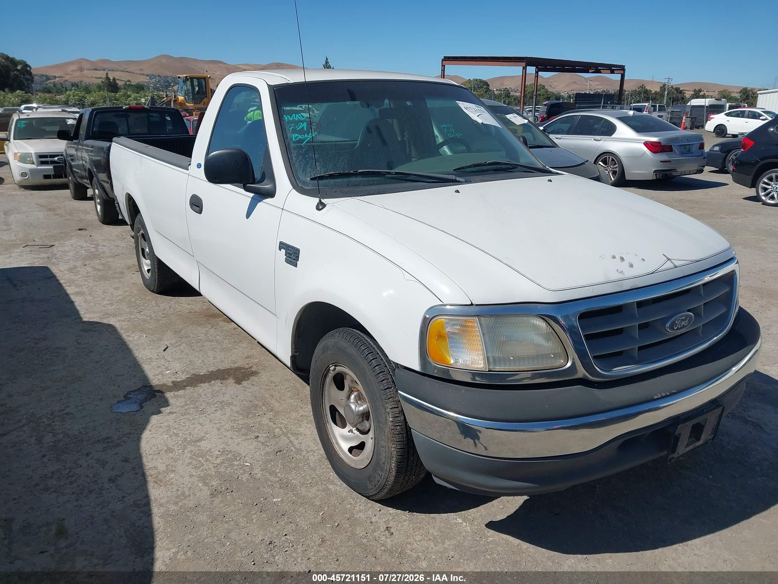 2000 Ford F-150 Work Series/xl/xlt White vin: 1FTRF17L9YNB48335