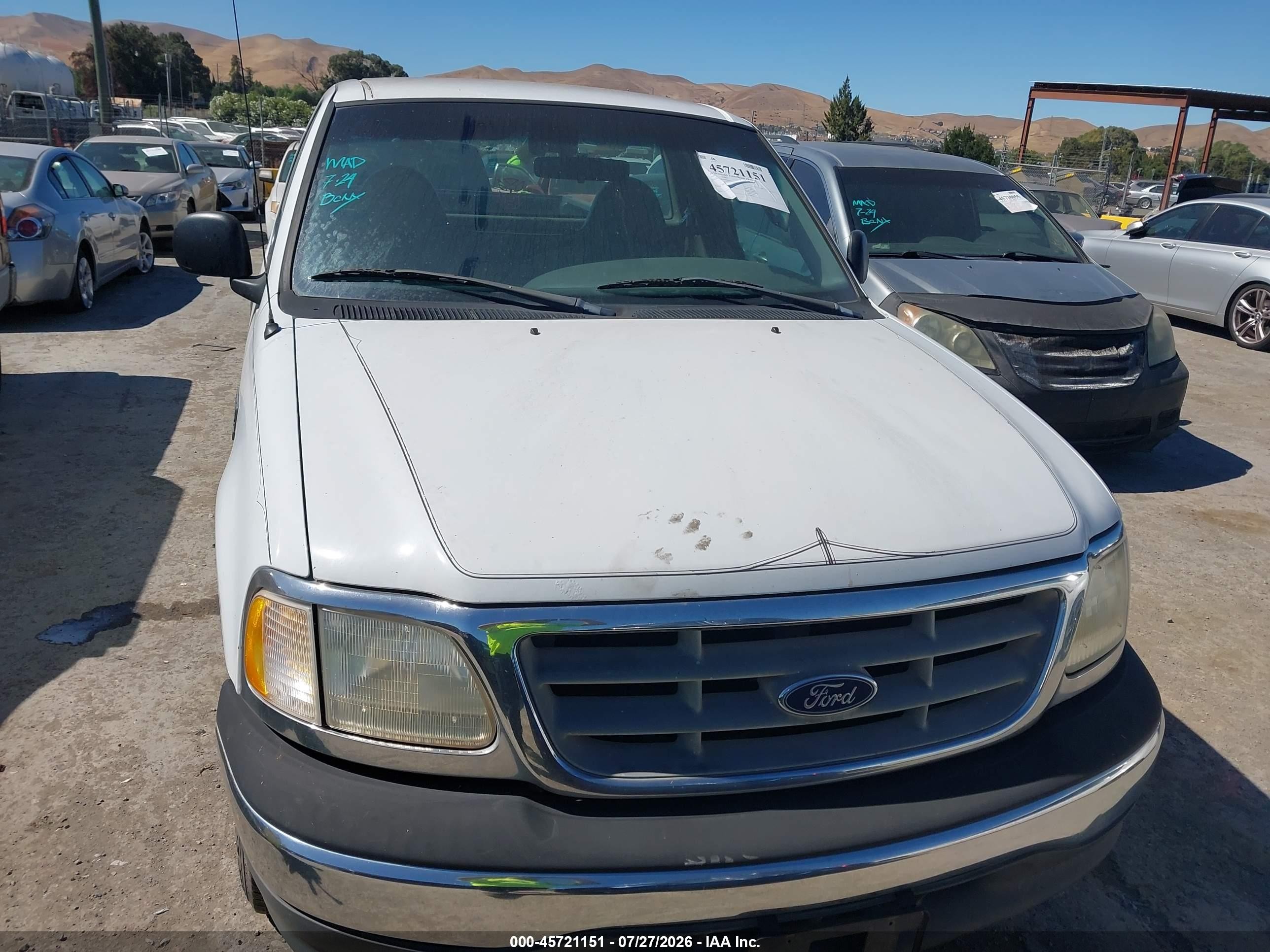 2000 Ford F-150 Work Series/xl/xlt White vin: 1FTRF17L9YNB48335