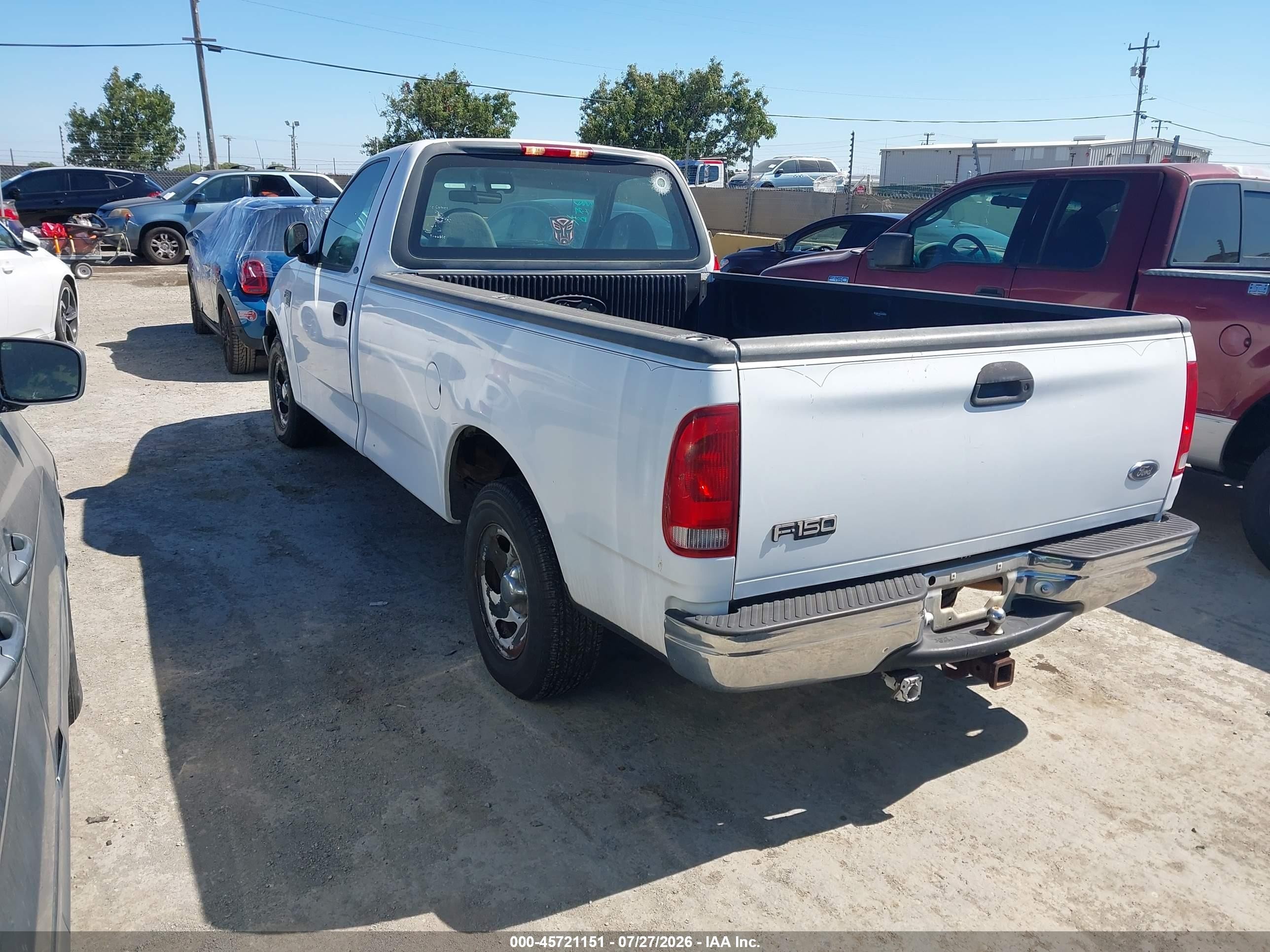 2000 Ford F-150 Work Series/xl/xlt White vin: 1FTRF17L9YNB48335