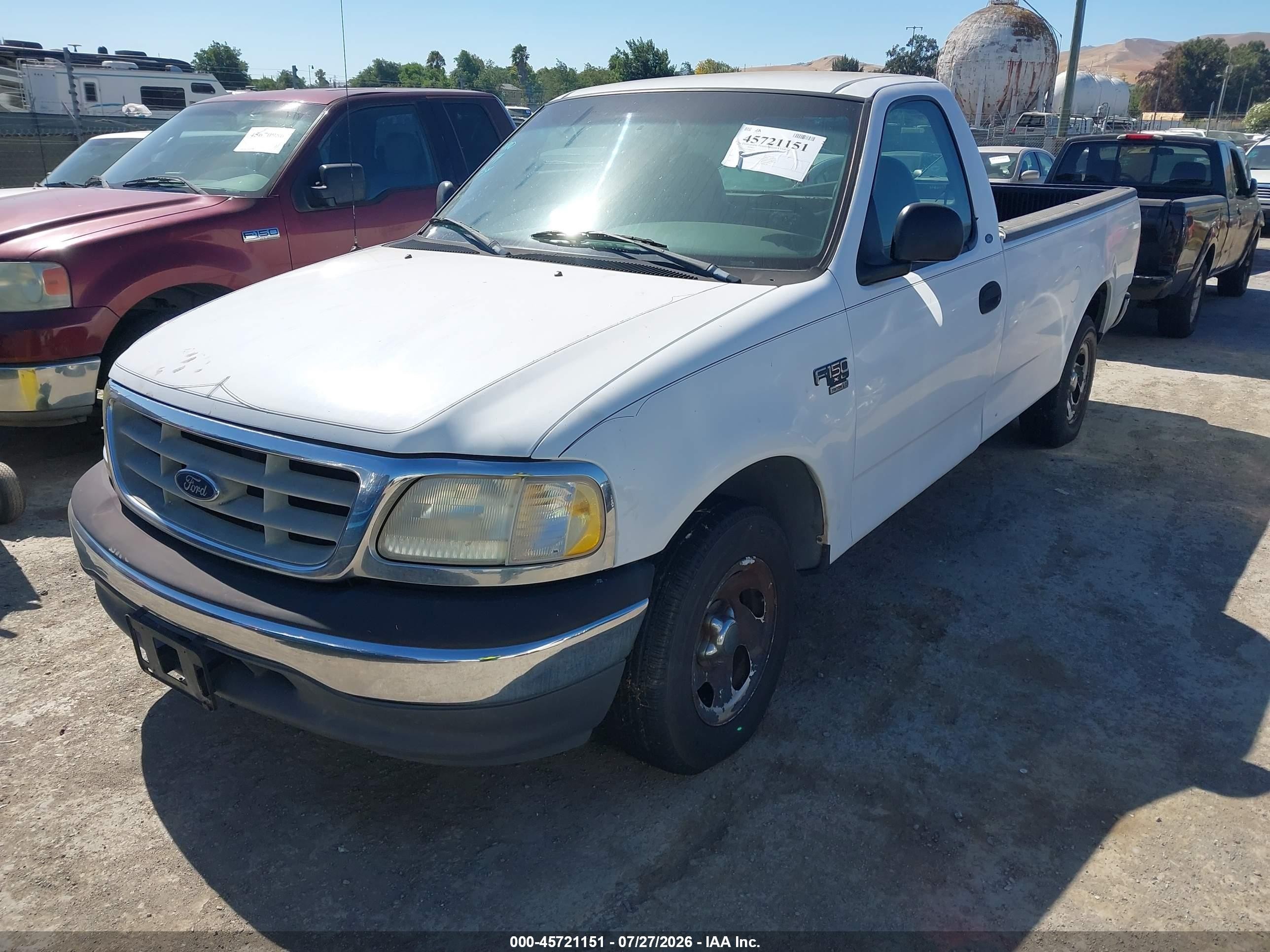 2000 Ford F-150 Work Series/xl/xlt White vin: 1FTRF17L9YNB48335