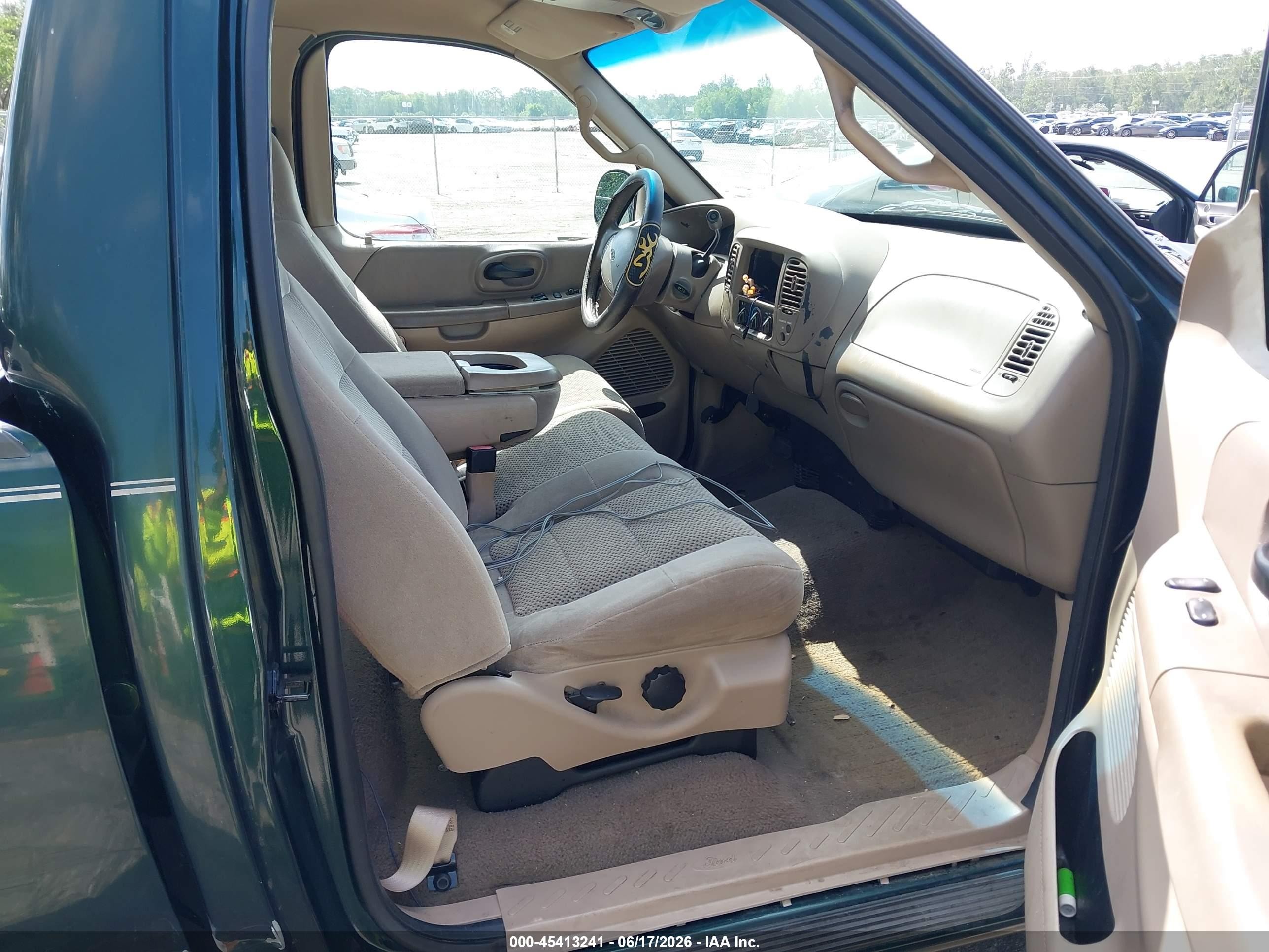 2002 Ford F-150 Xl/xlt Green vin: 1FTRF17W02NA48545