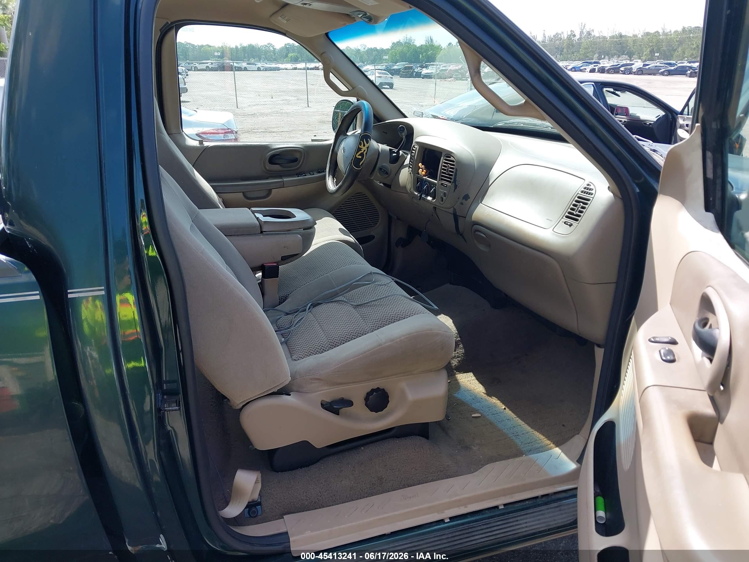 2002 Ford F-150 Xl/xlt Green vin: 1FTRF17W02NA48545