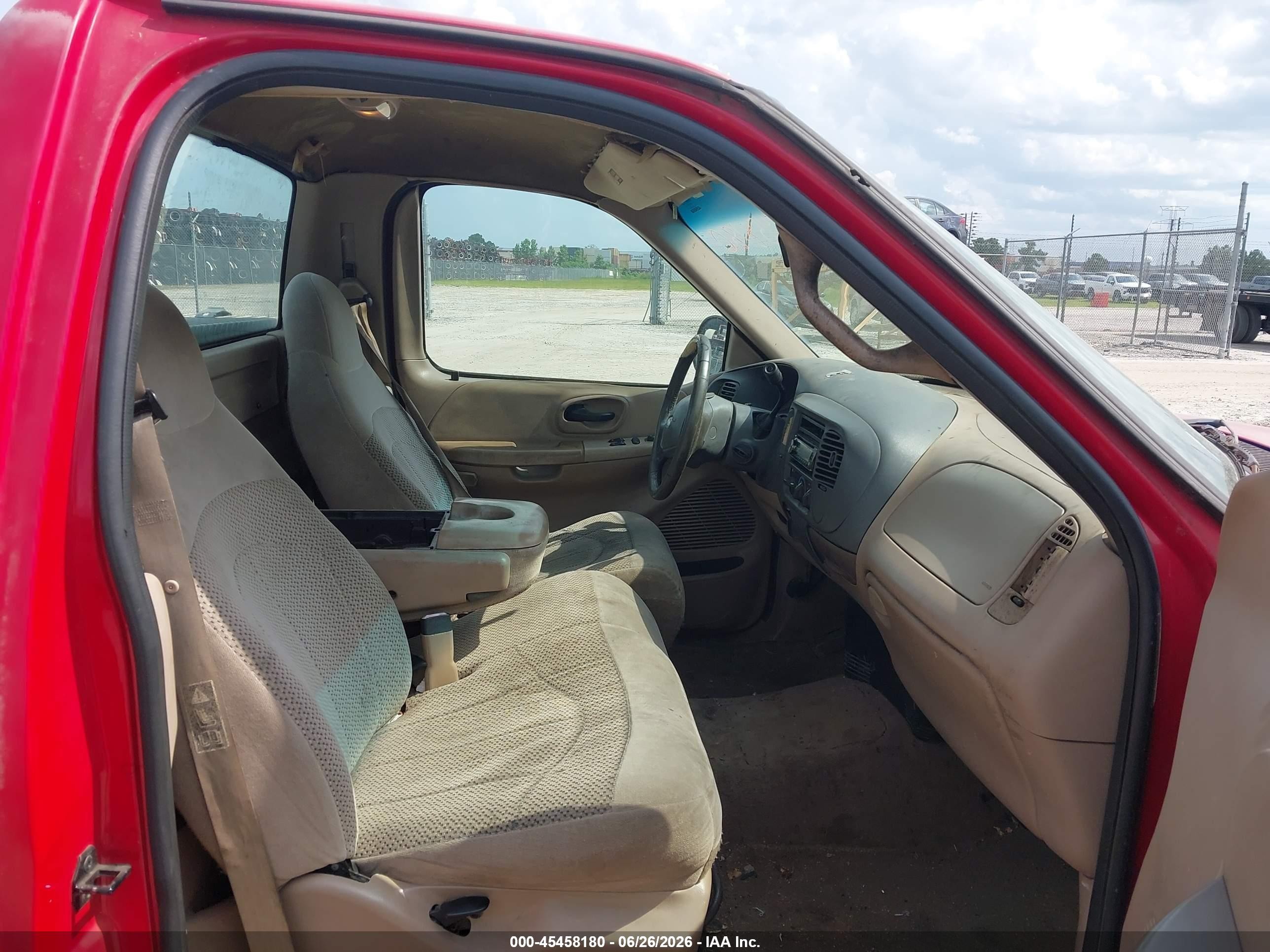 1999 Ford F-150 Lariat/work Series/xl/xlt Red vin: 1FTRF17W0XNA22132