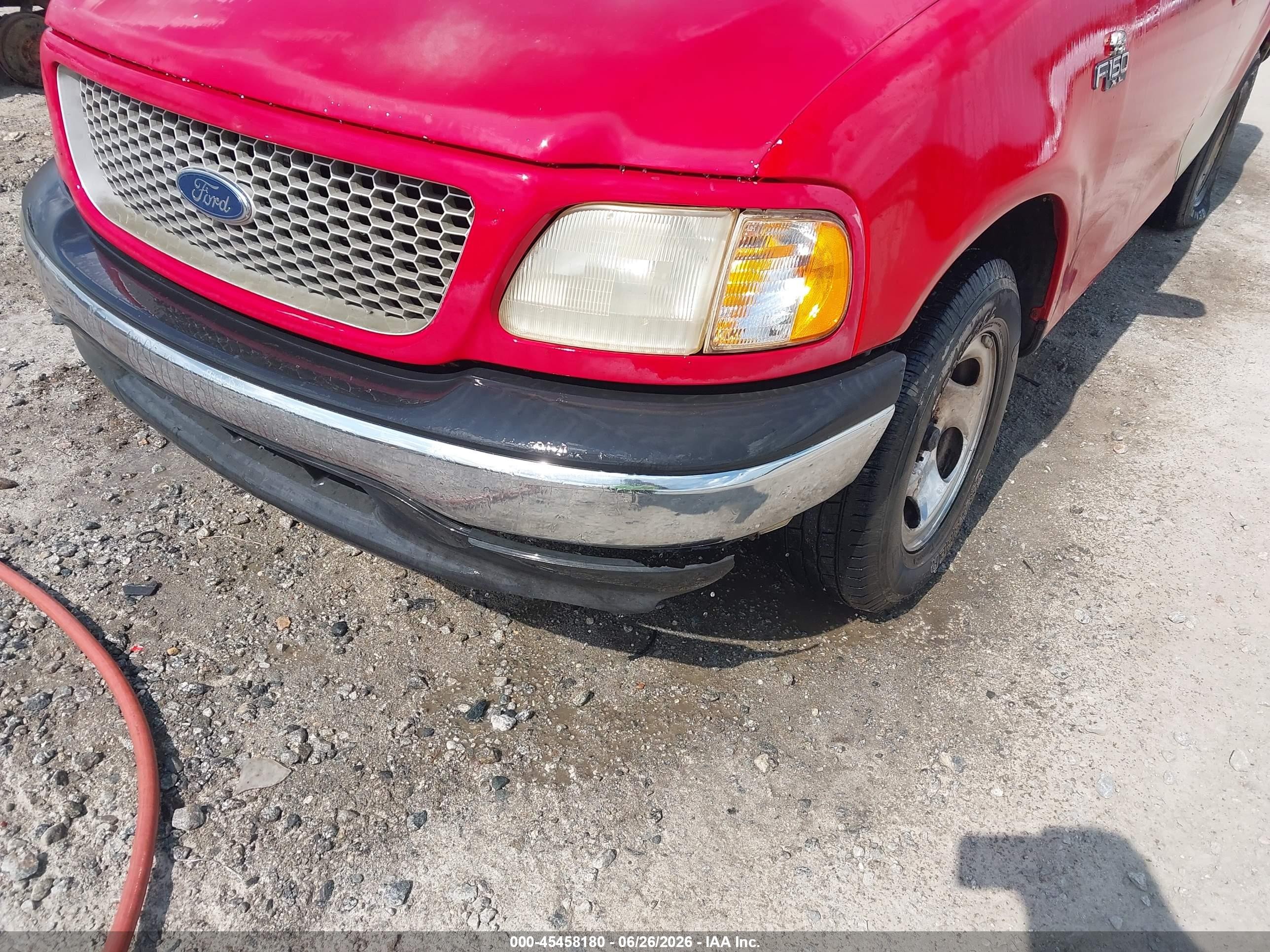1999 Ford F-150 Lariat/work Series/xl/xlt Red vin: 1FTRF17W0XNA22132