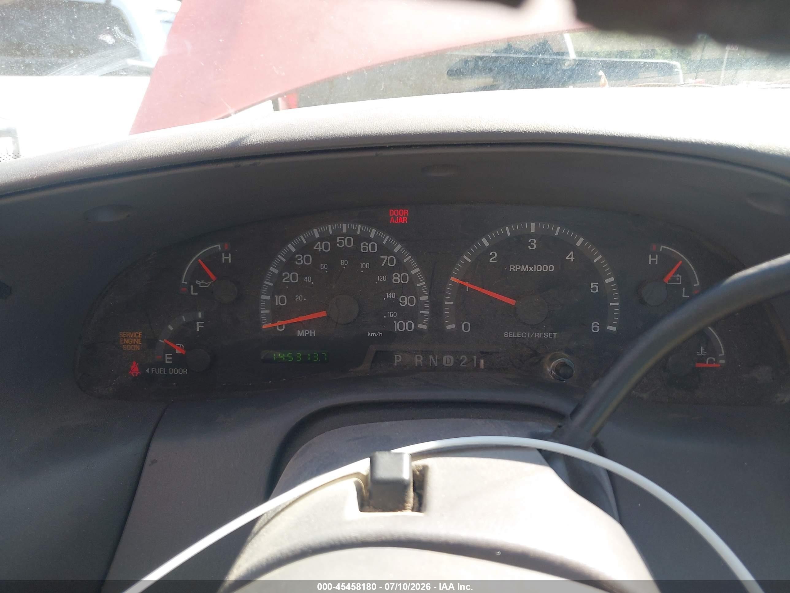 1999 Ford F-150 Lariat/work Series/xl/xlt Red vin: 1FTRF17W0XNA22132