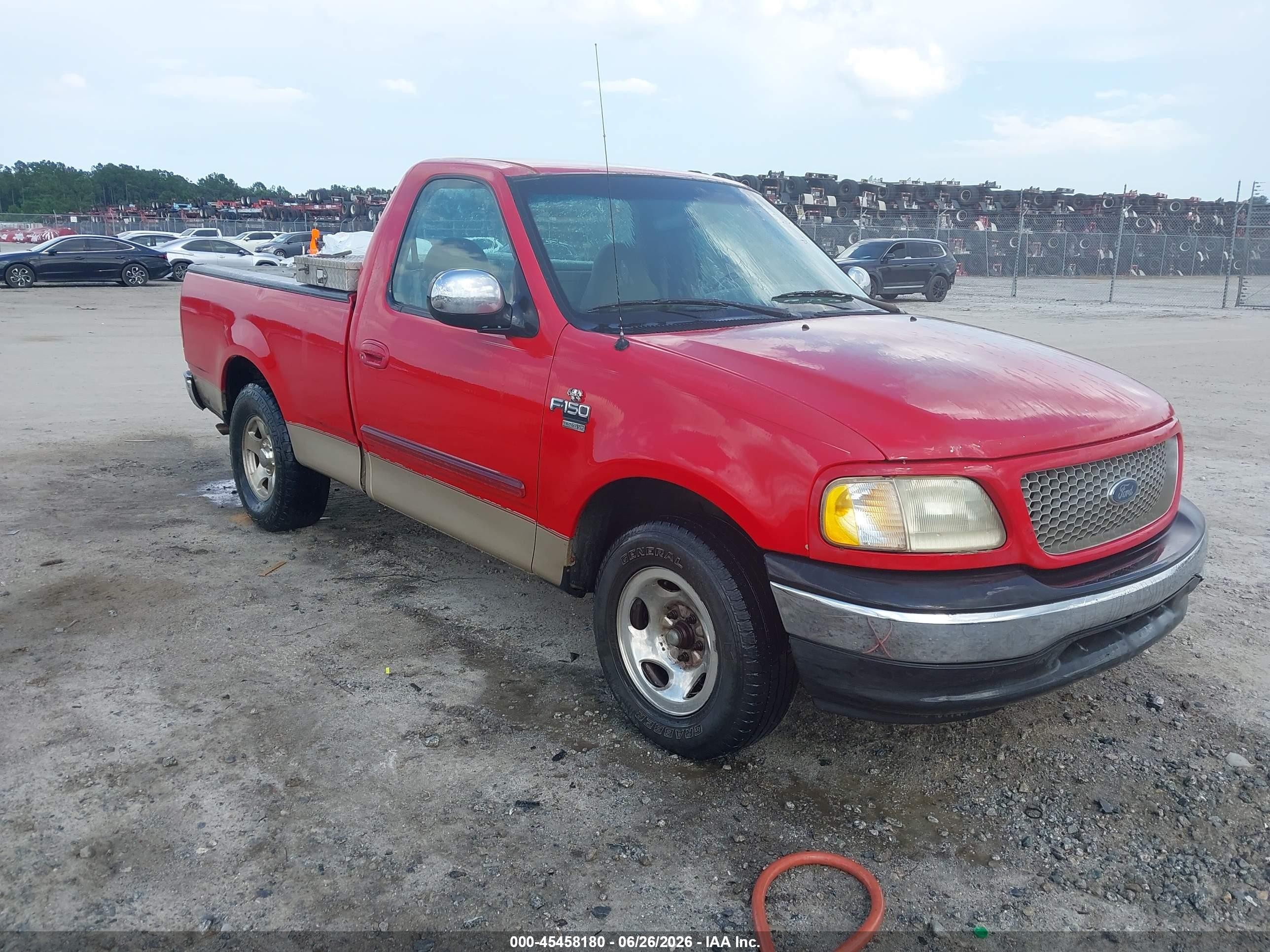 1999 Ford F-150 Lariat/work Series/xl/xlt Красный vin: 1FTRF17W0XNA22132