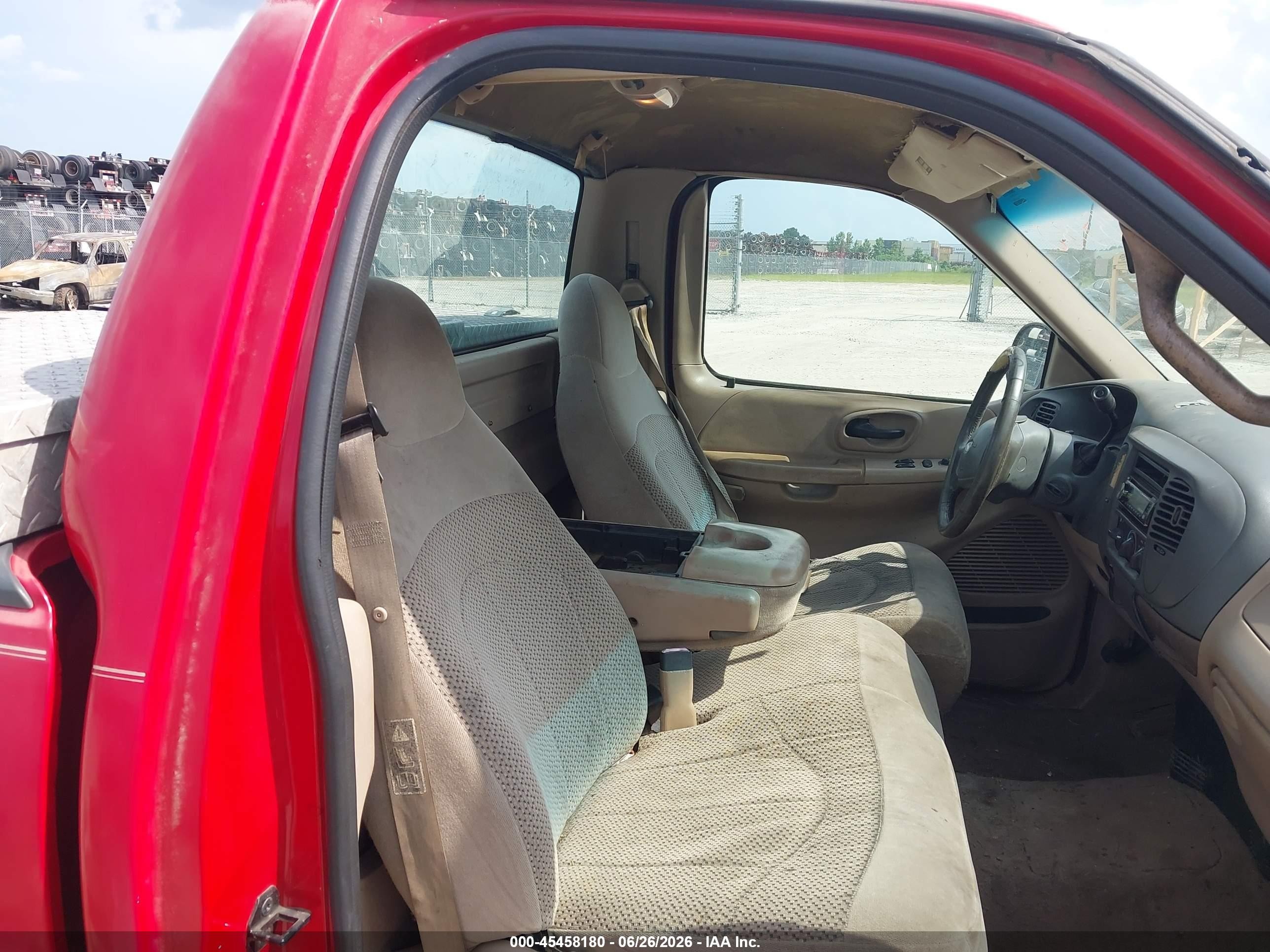 1999 Ford F-150 Lariat/work Series/xl/xlt Red vin: 1FTRF17W0XNA22132