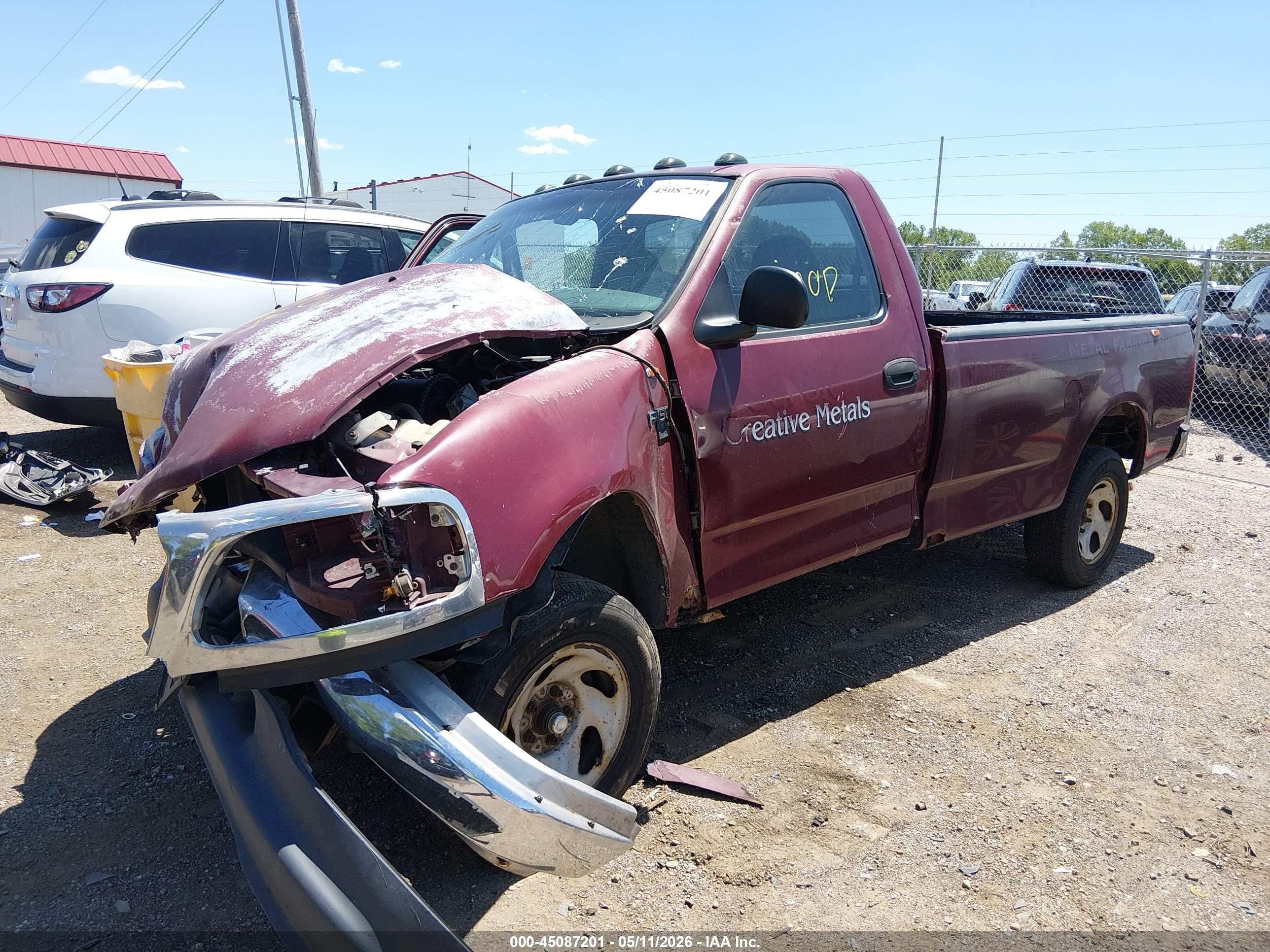 1999 Ford F-150 Lariat/work Series/xl/xlt Red vin: 1FTRF17W0XNB05849