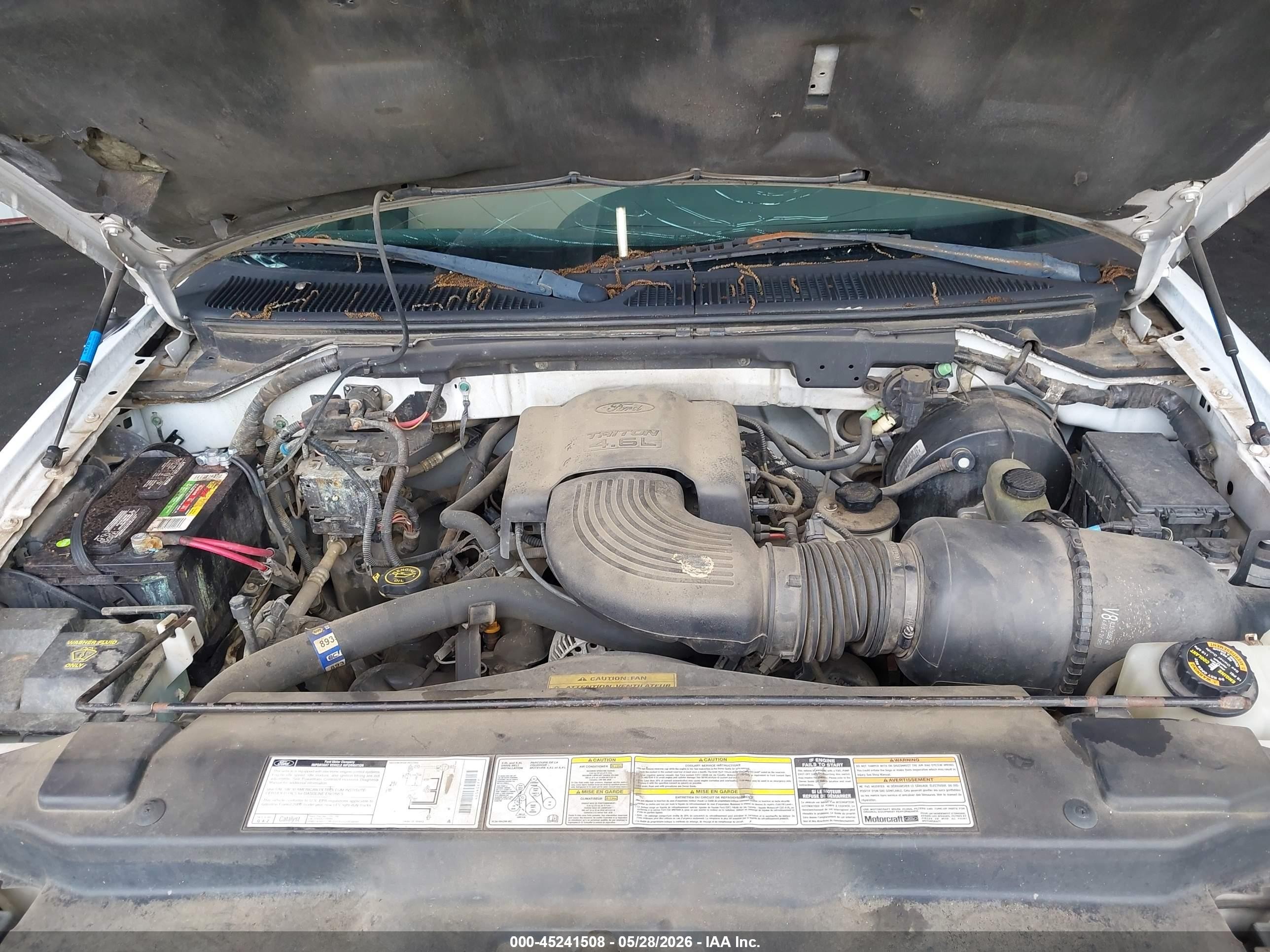 2000 Ford F-150 Work Series/xl/xlt White vin: 1FTRF17W2YNC23614