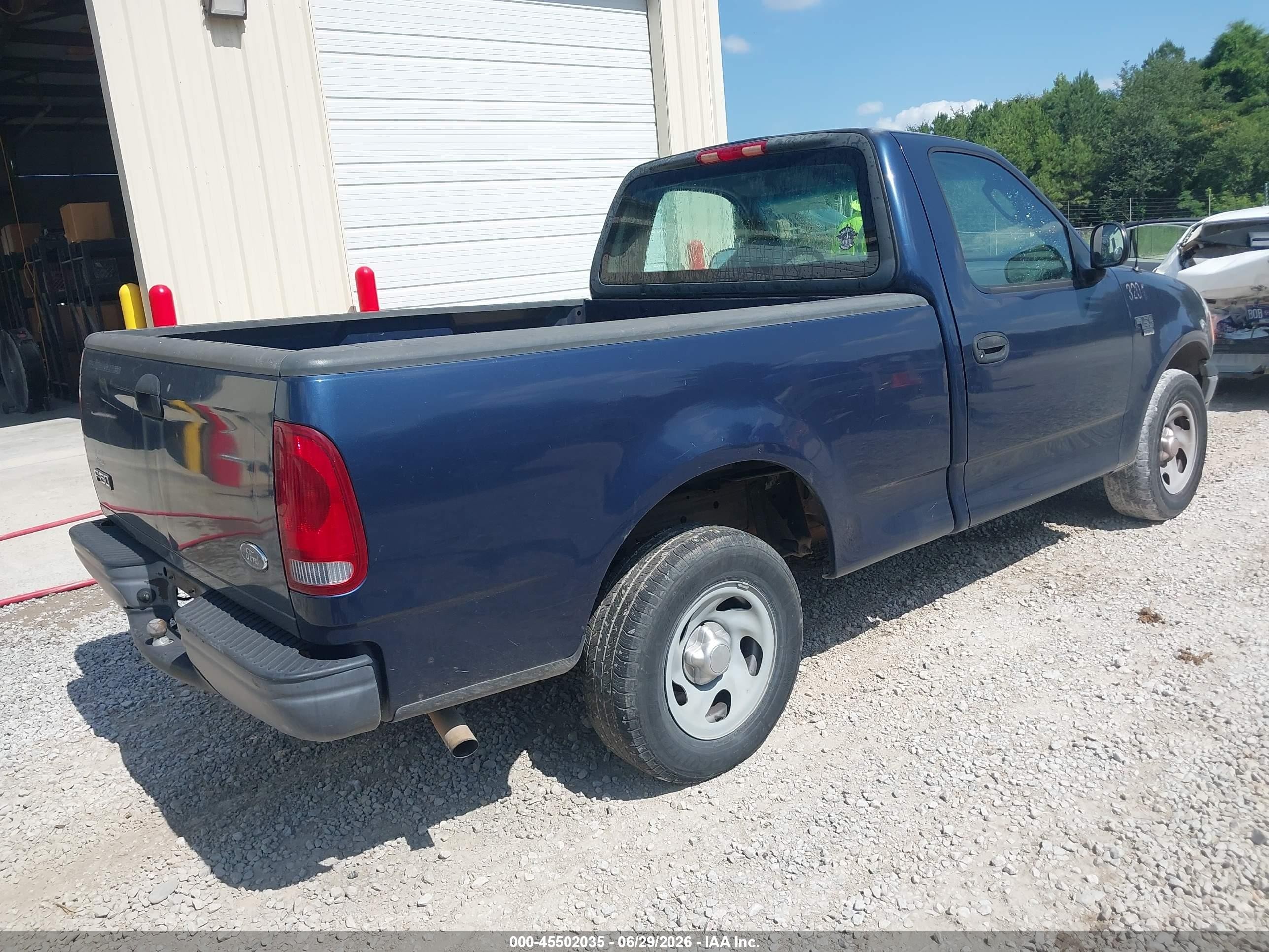 2002 Ford F-150 Xl/xlt Blue vin: 1FTRF17W32KD72204
