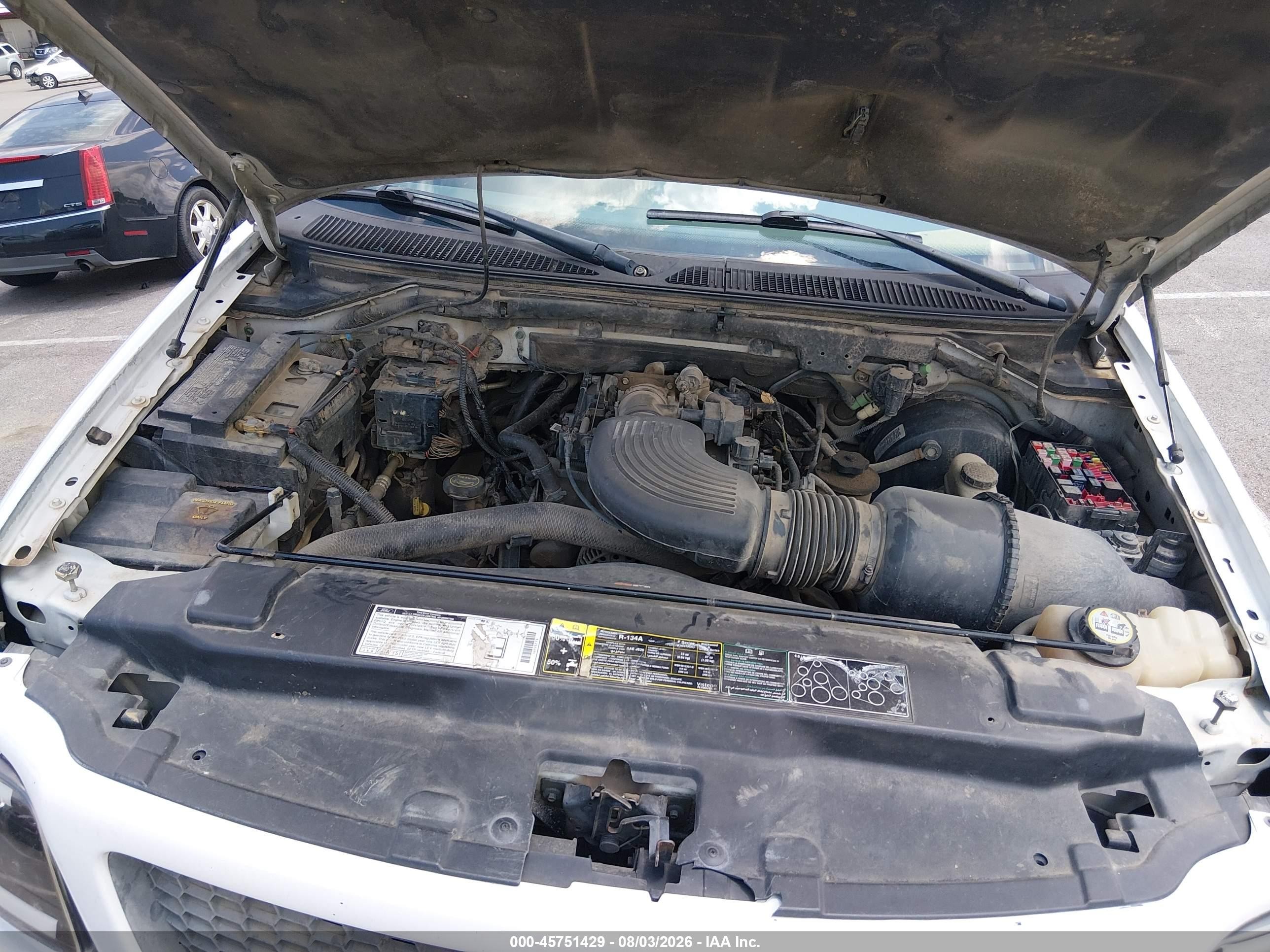 2002 Ford F-150 Xl/xlt White vin: 1FTRF17W52NA13323