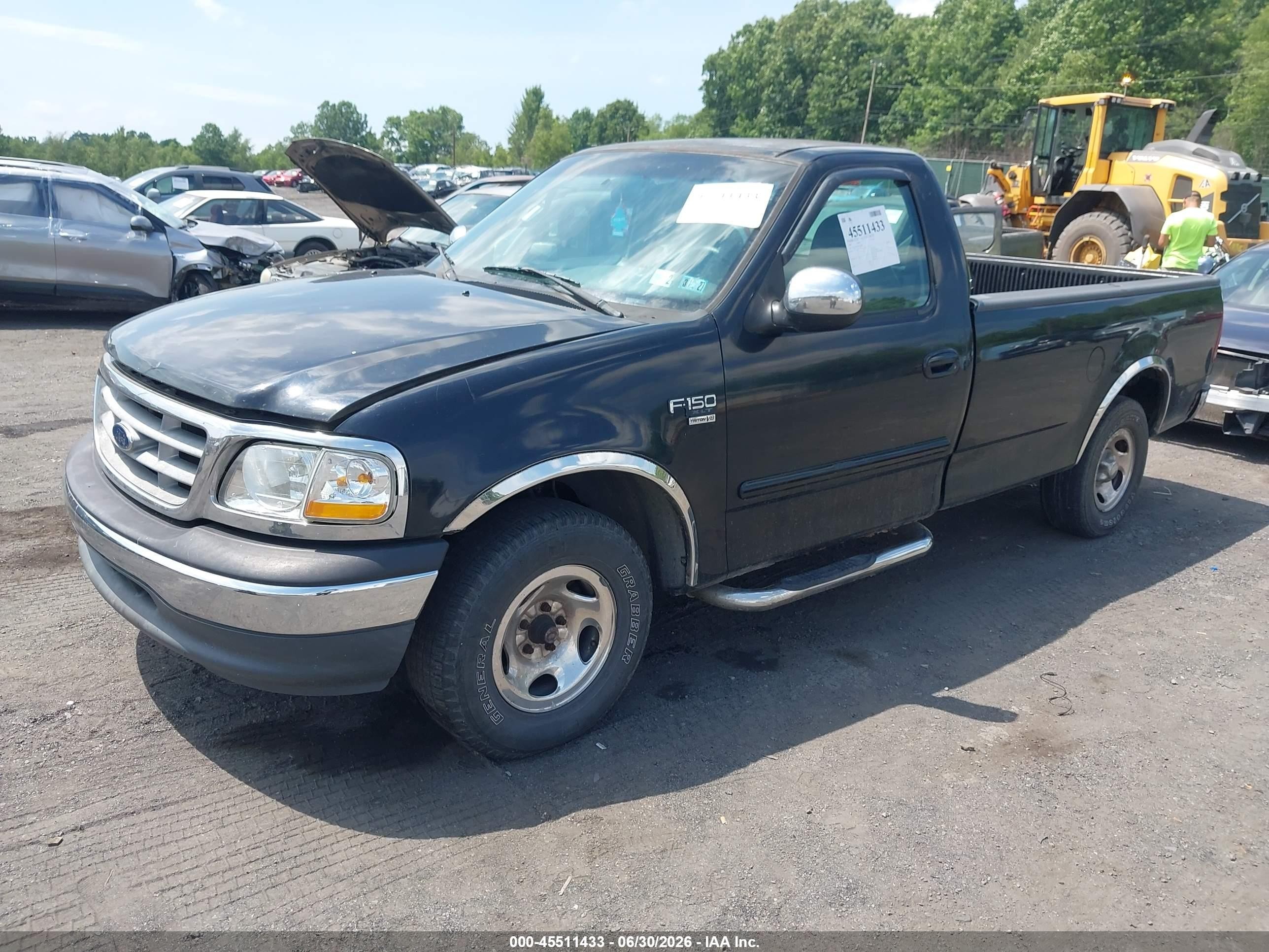 2000 Ford F-150 Work Series/xl/xlt Black vin: 1FTRF17W5YNB07694